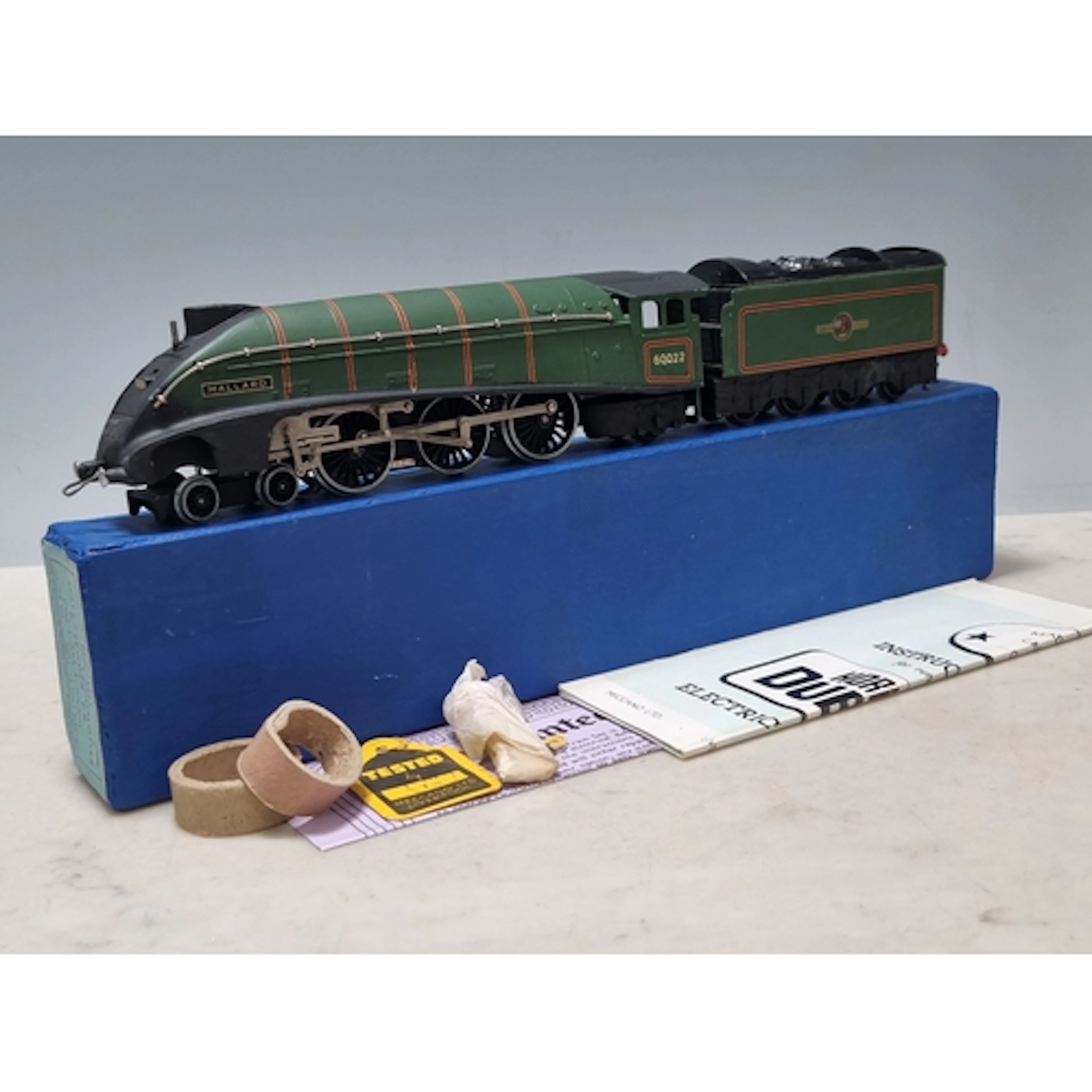 A boxed Hornby Dublo 3211 'Mallard' Locomotive, early versio...