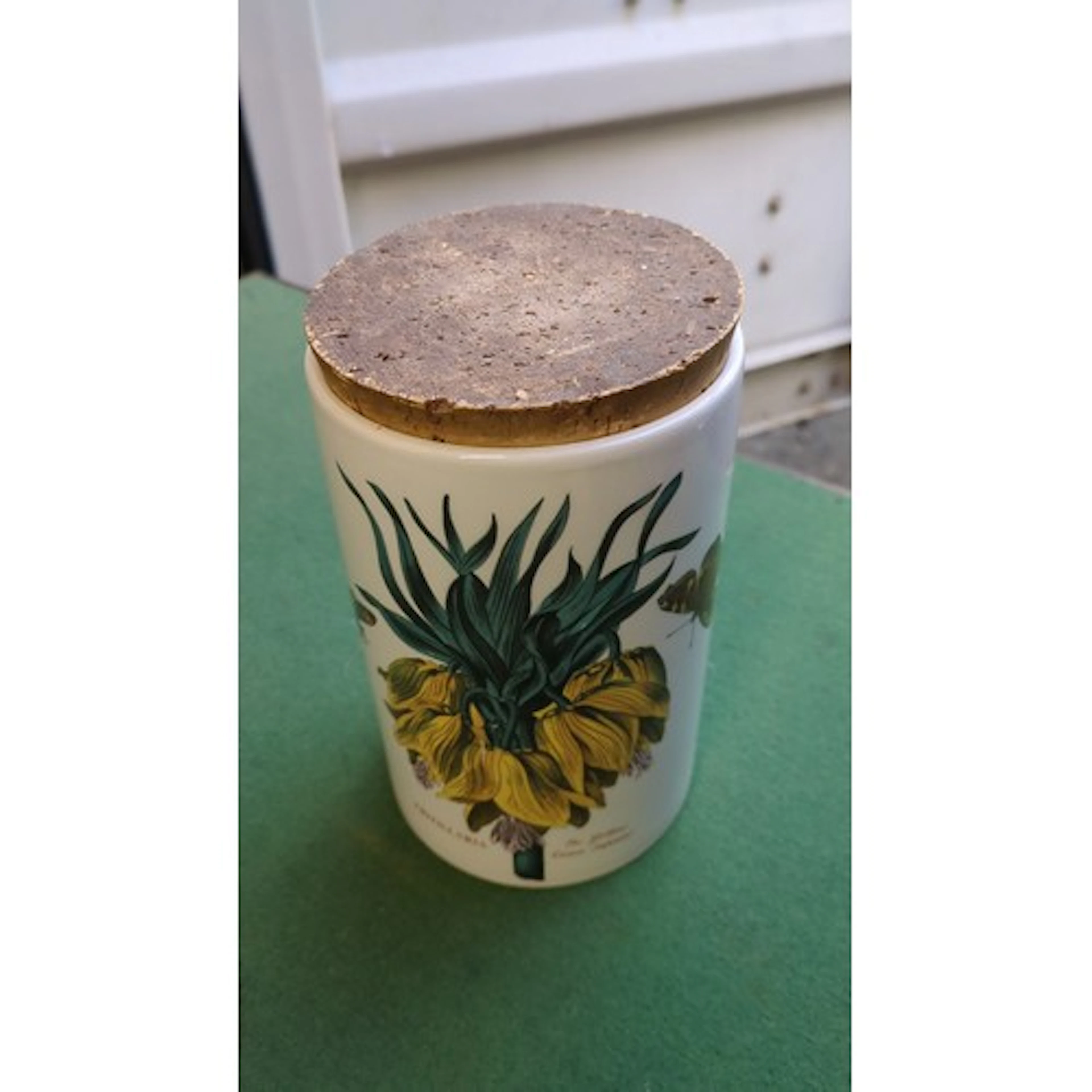 Portmeirion ‘The Botanic Garden’ lidded storage jar, printed...
