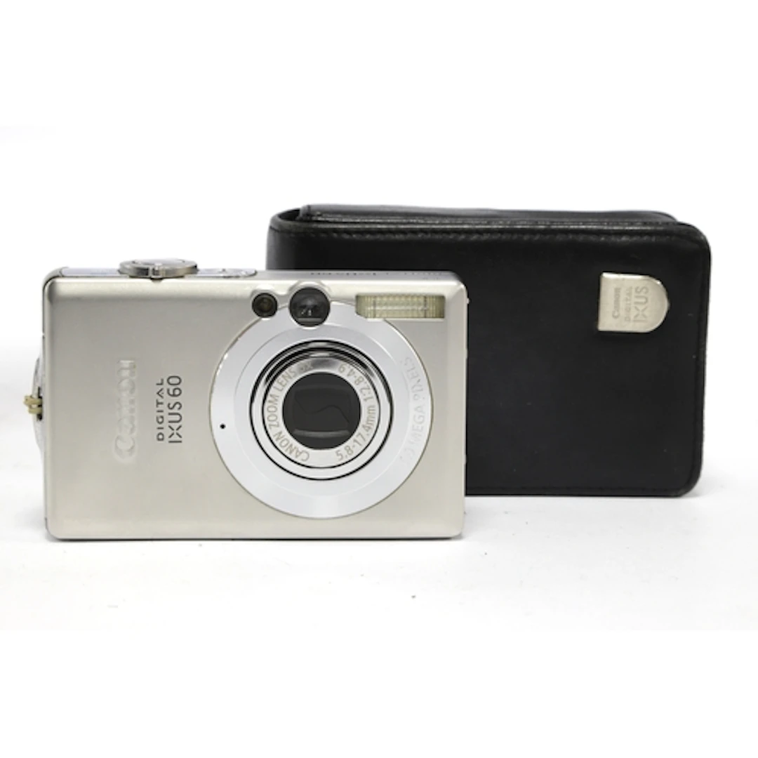 Canon IXUS 60 Digital Compact Camera, silver, cased, Unteste...