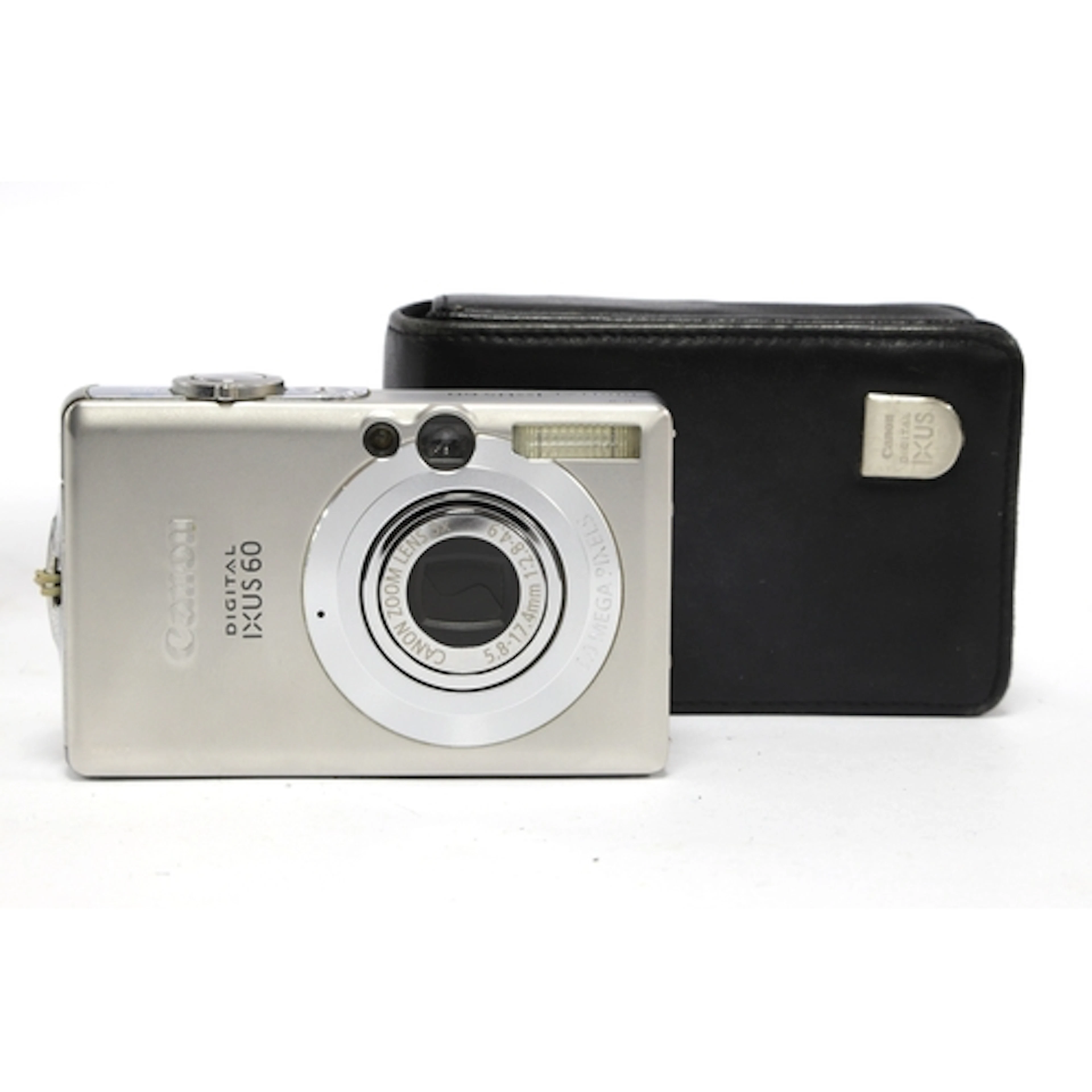 Canon IXUS 60 Digital Compact Camera, silver, cased, Unteste...