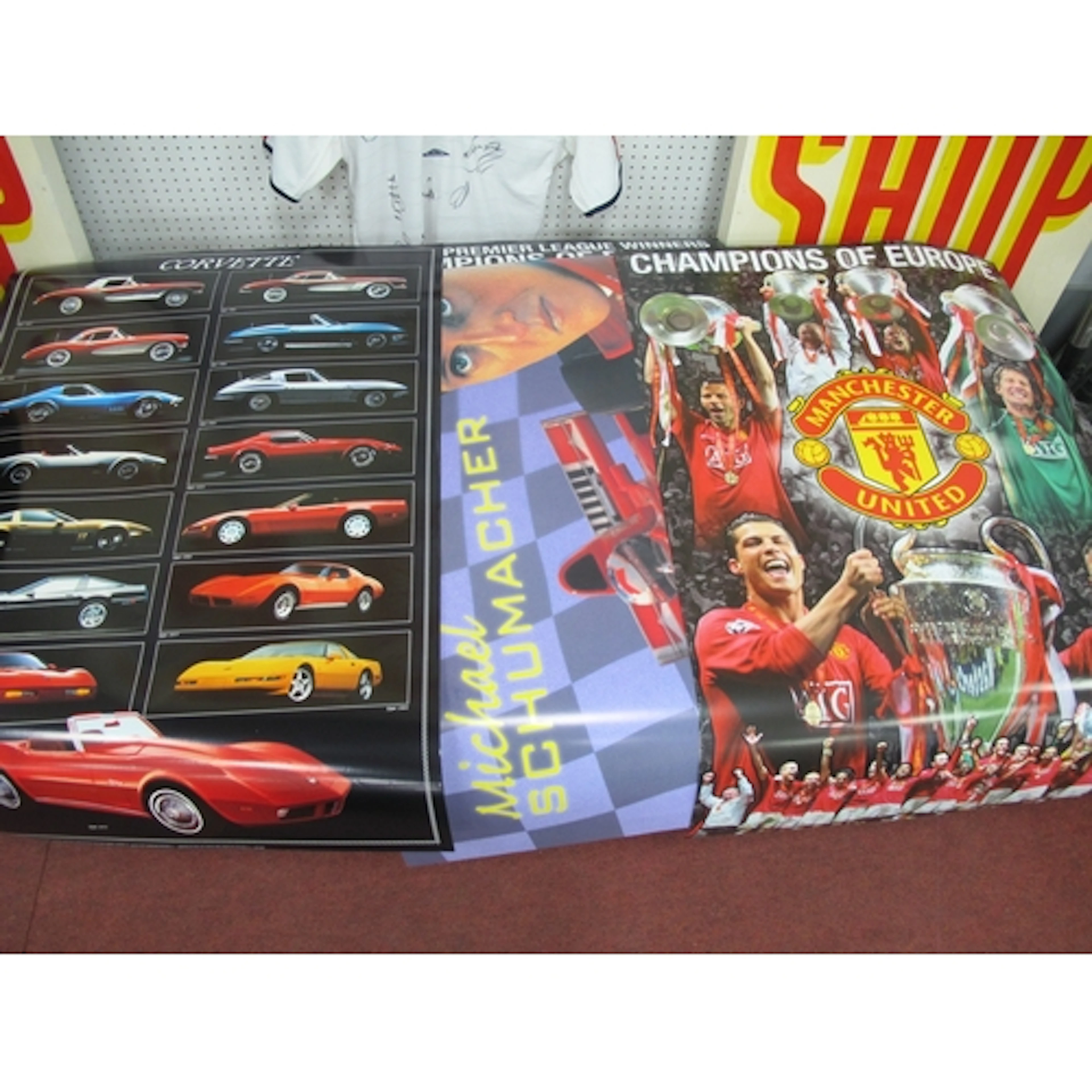 Sporting Posters - Ronaldo (Brazil), Cruyff, Walcott, Keane,...