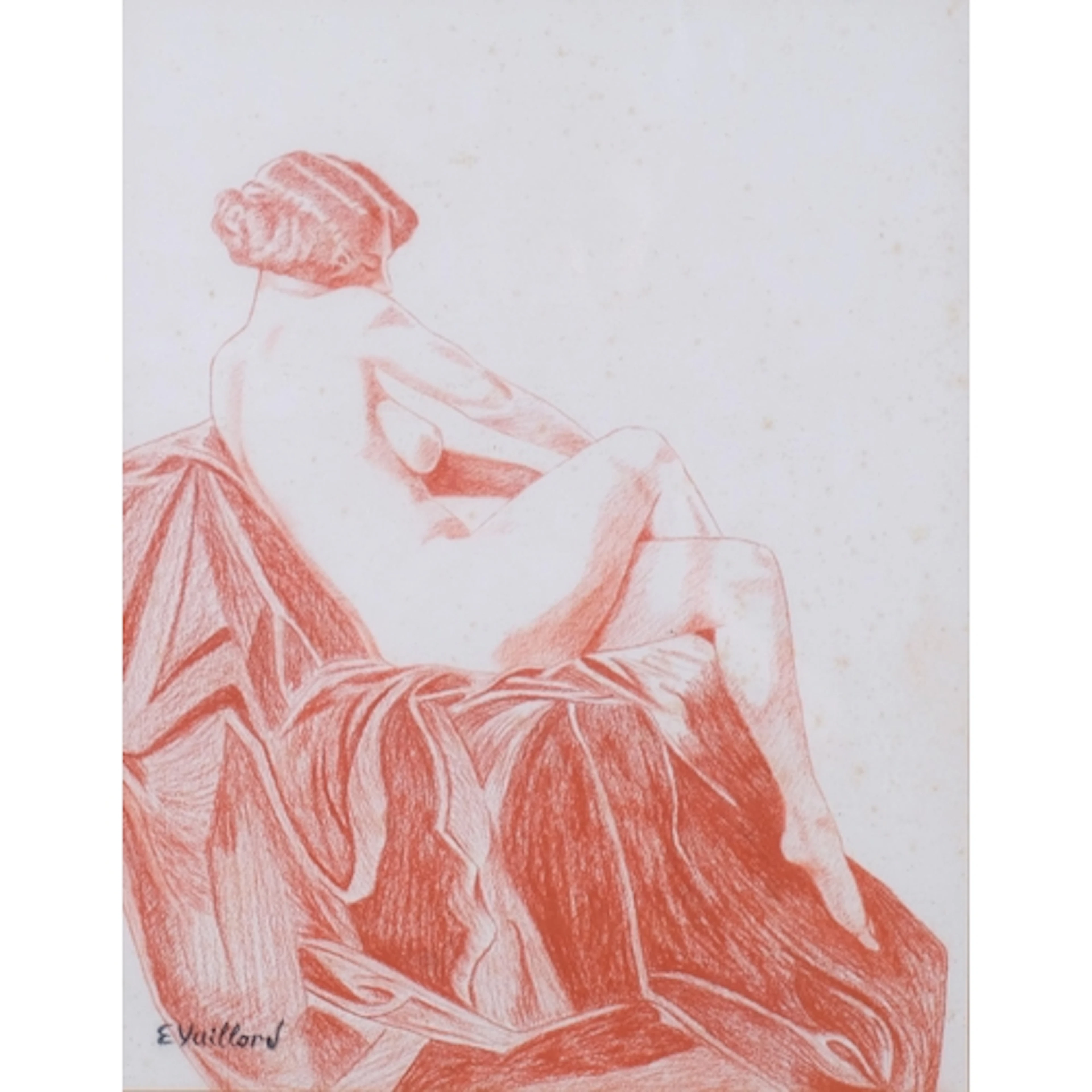 Attributed to Jean Edouard Vuillard (1868 - 1940), nude life...