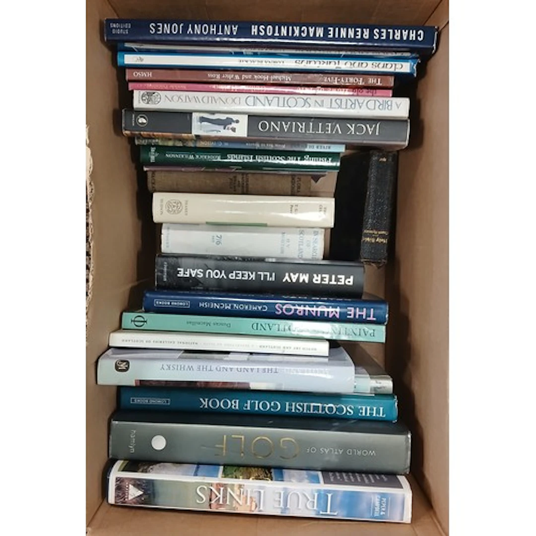 Collection of books to include golfing, Scottish history etc...