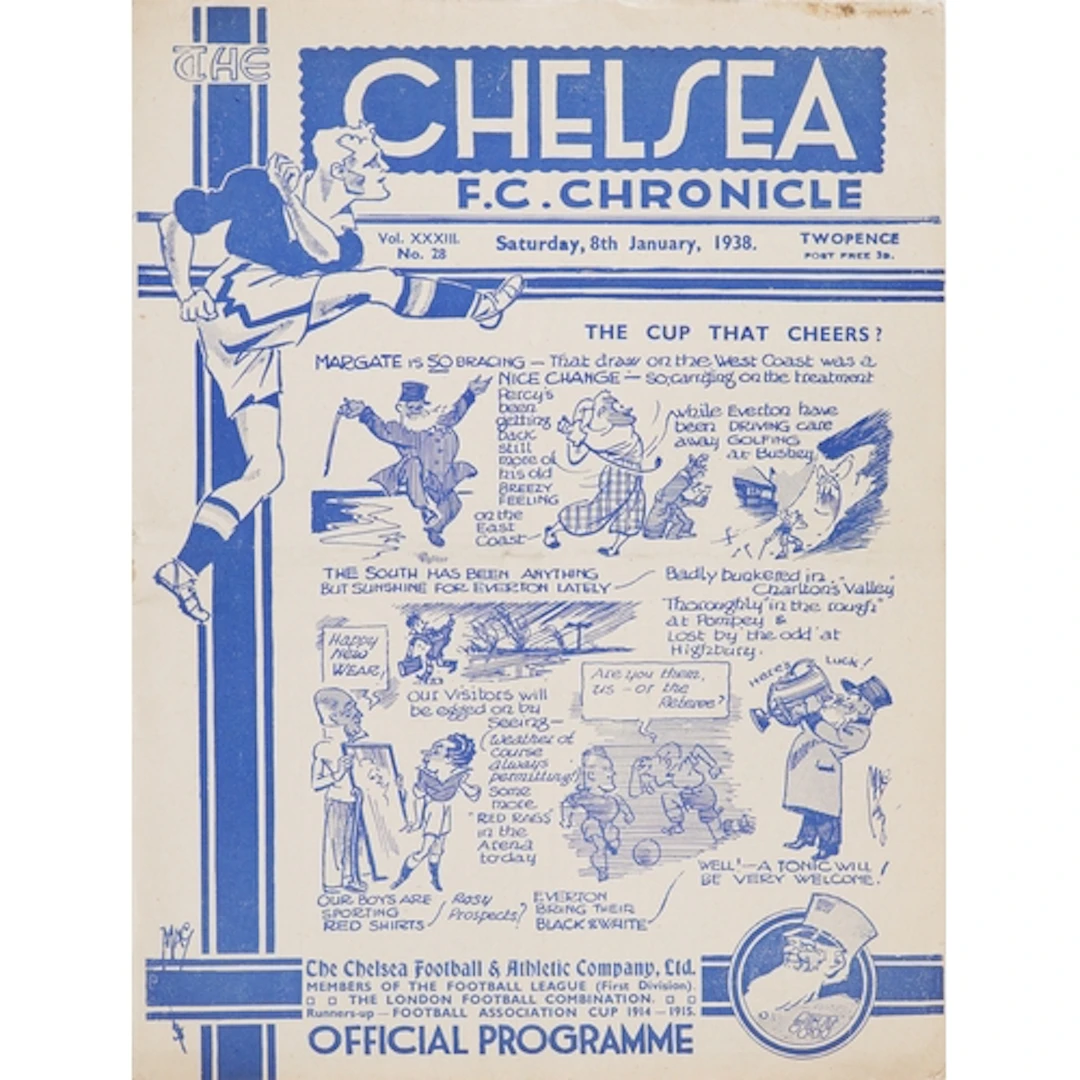 Chelsea F.C. Chronicle official football programme - The Cup...