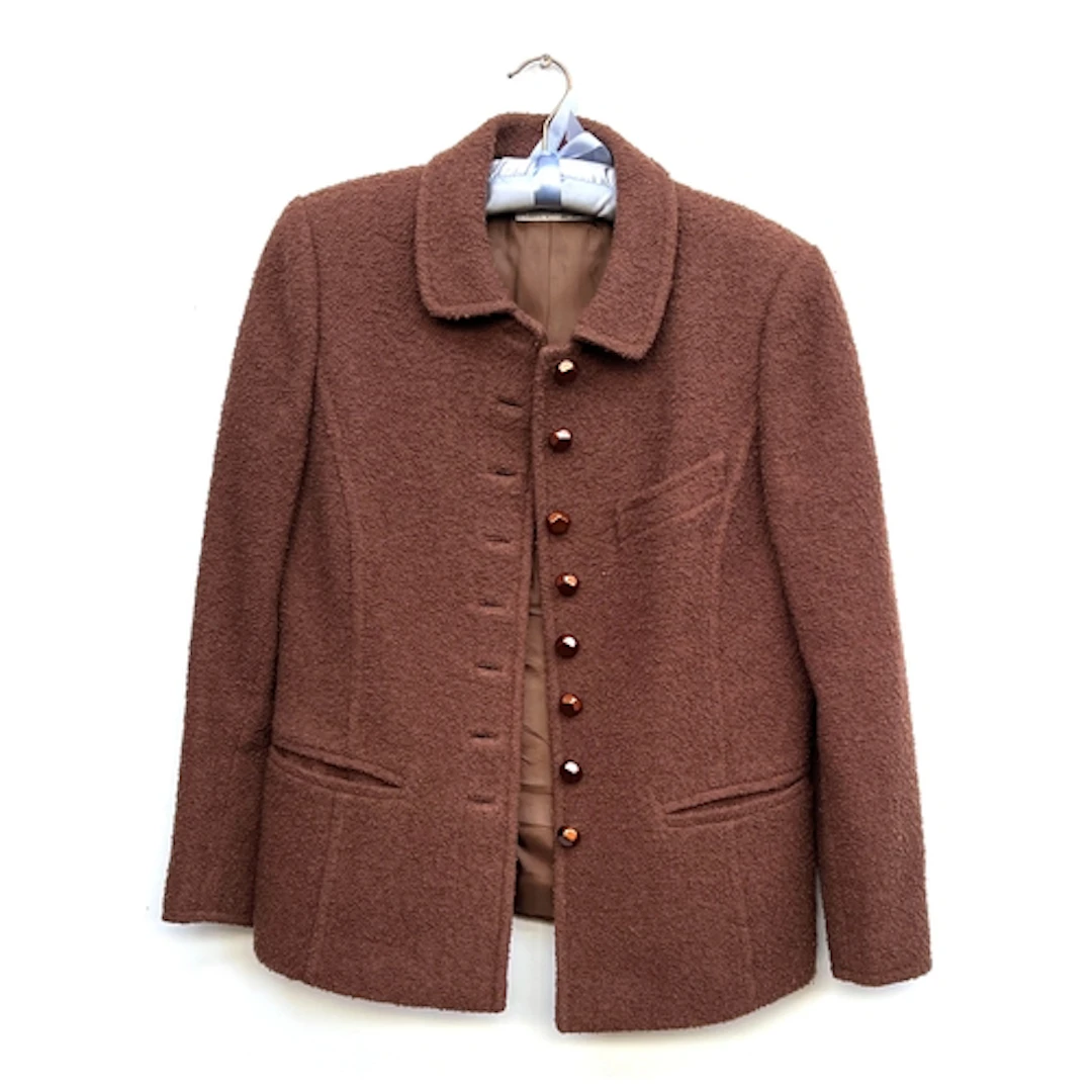 A Hardy Amies 14 Savile Row brown wool jacket, approx. size ...