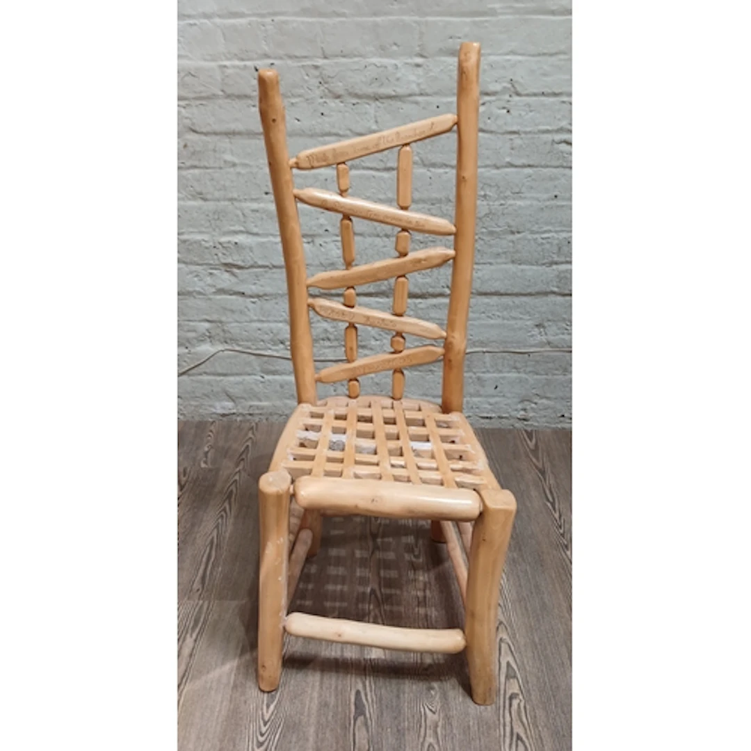 John Southworth Prescott (b1939), chair, sycamore, spindle/l...