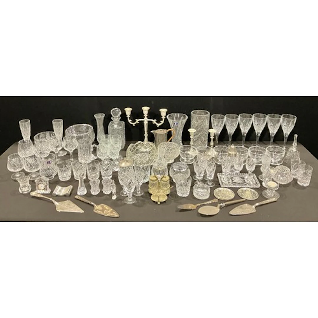 Glassware - a Waterford Crystal Millennium Collection champa...