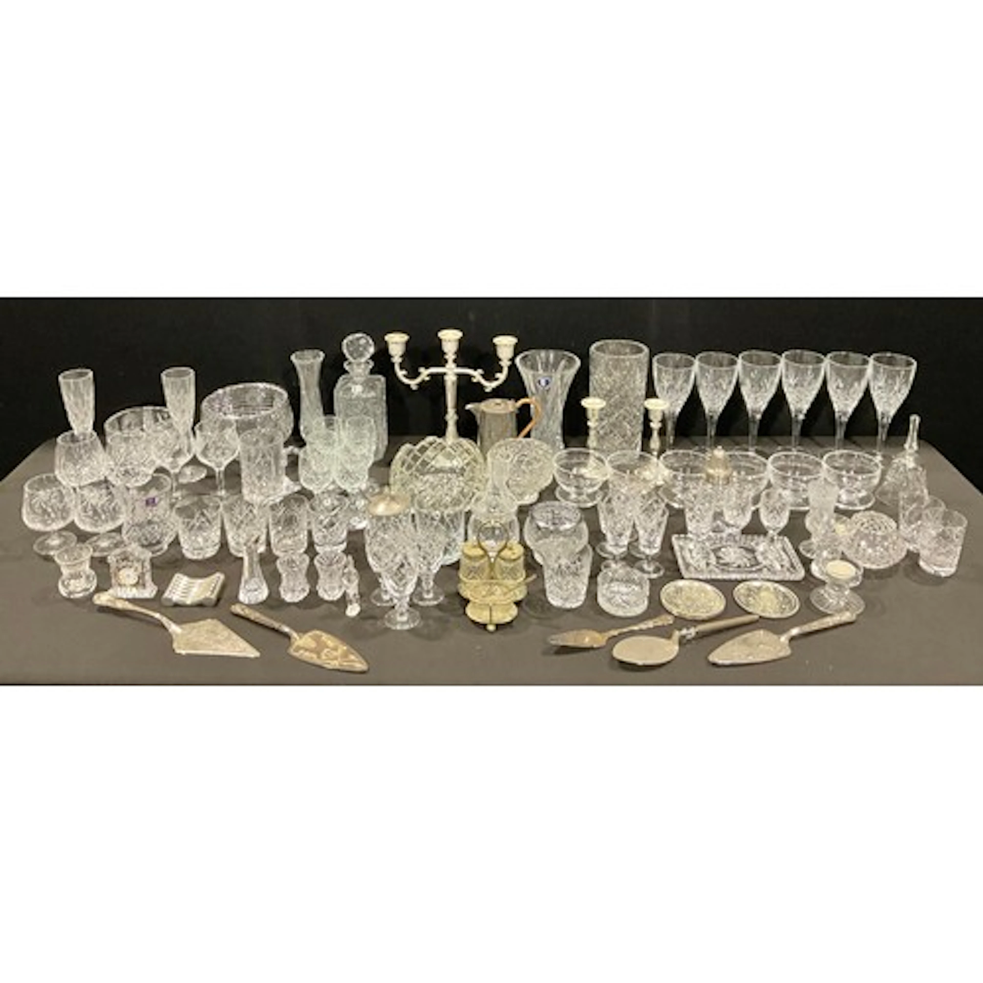 Glassware - a Waterford Crystal Millennium Collection champa...
