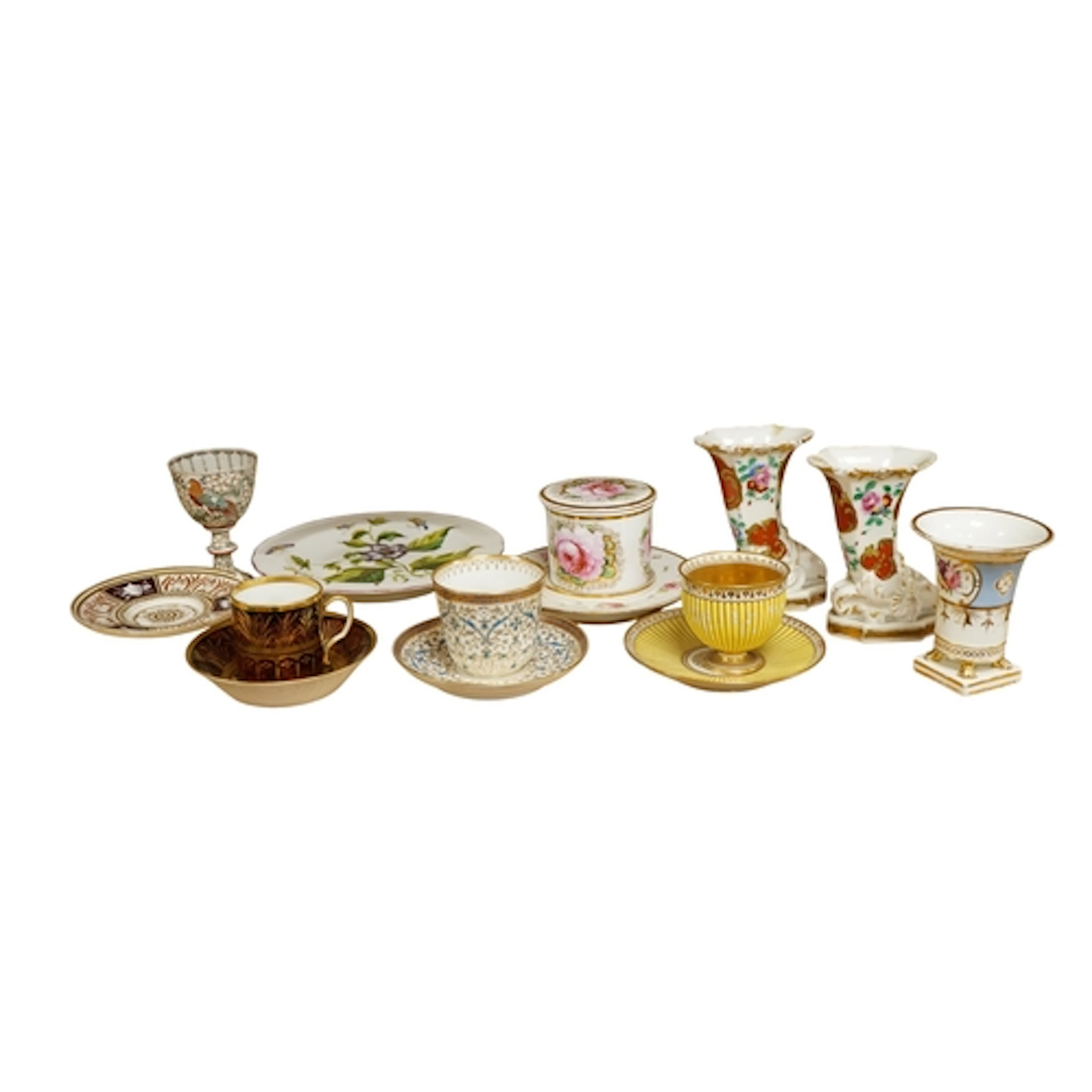 A group of 19th century Paris and Continental porcelain incl...