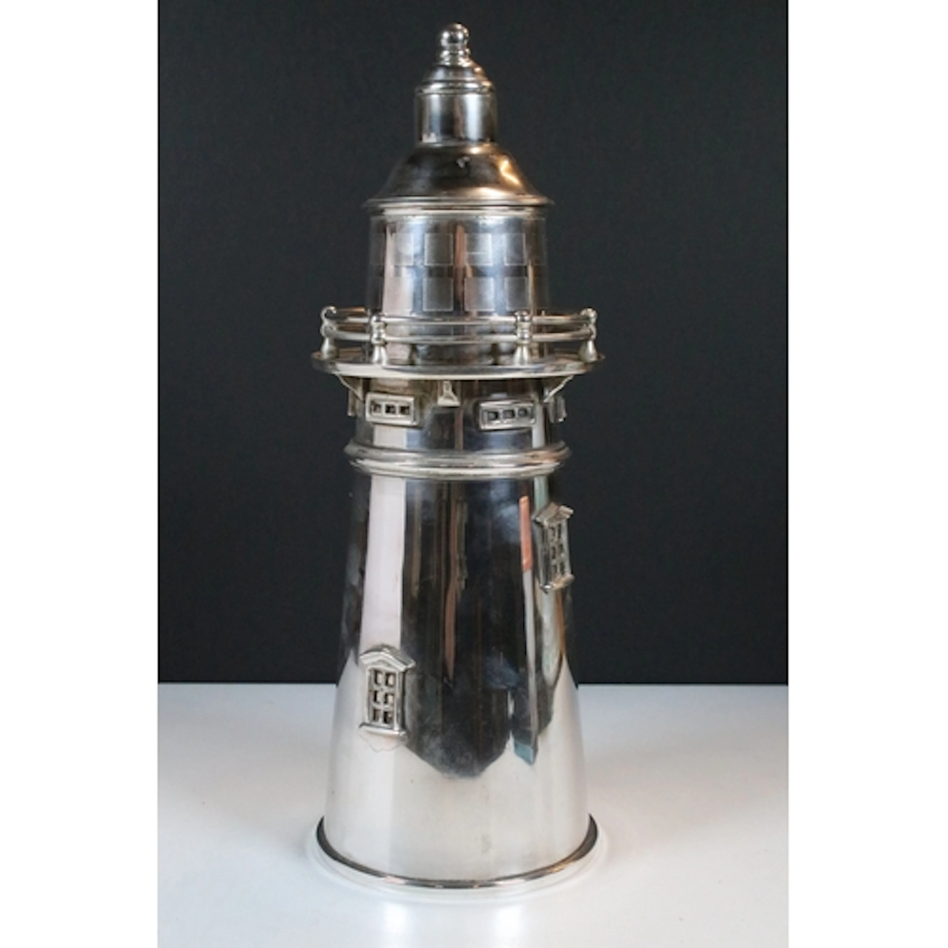 James Deakin & Sons novelty silver plated cocktail shaker, i...