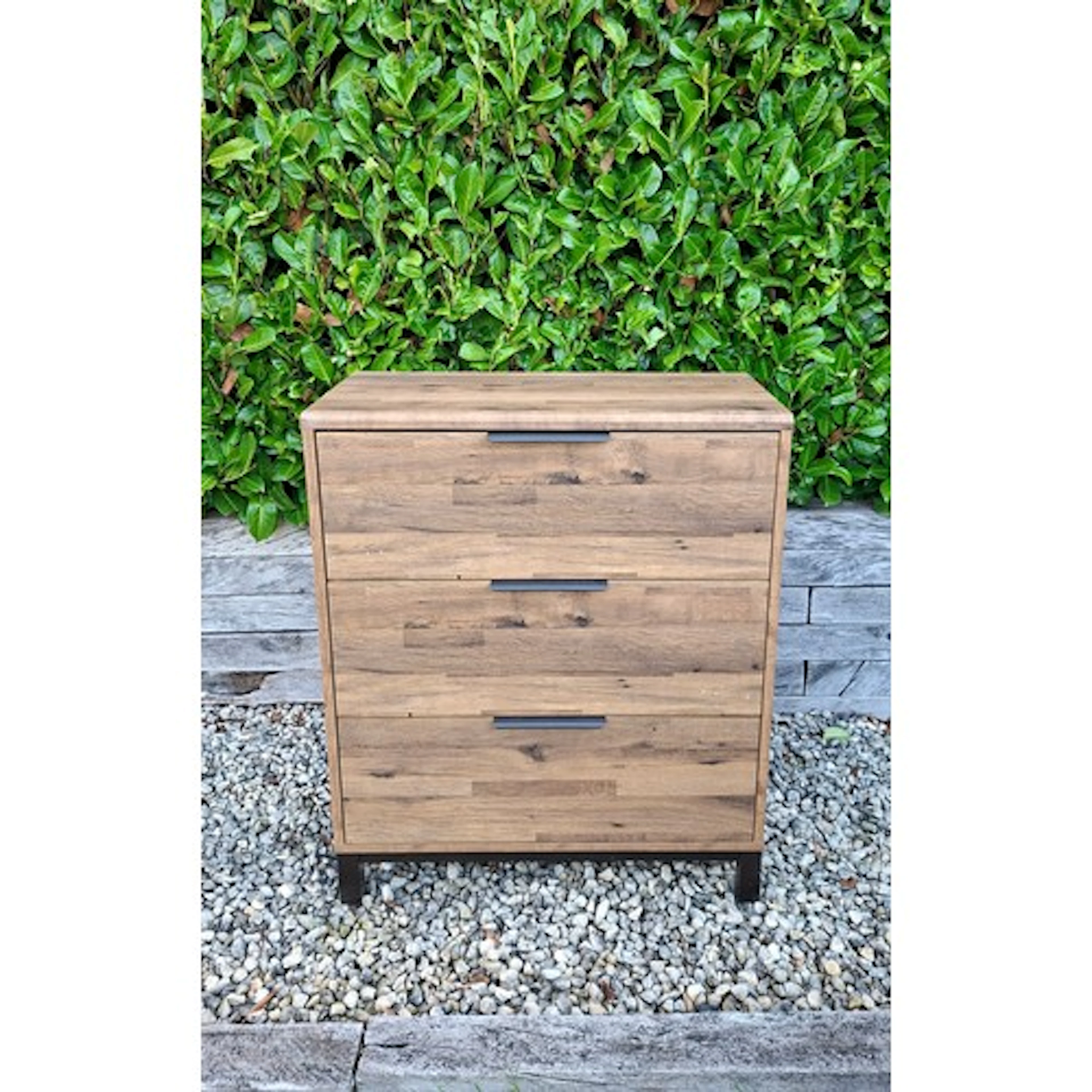 A current Next 'Bronx' industrial style chest of 3 long draw...