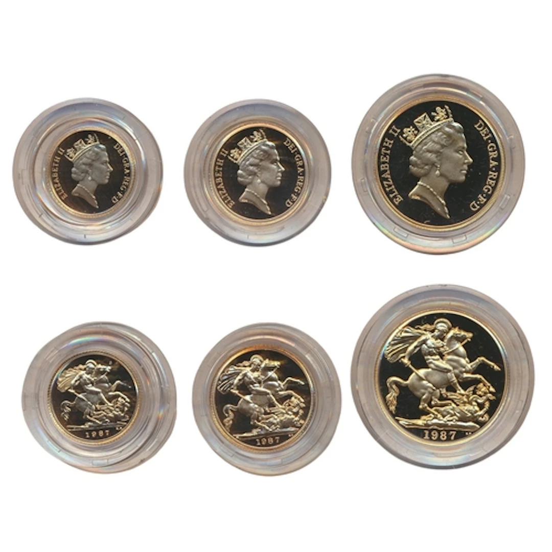 Investment Gold Lot - Documents Required. 1987 sovereign pro...