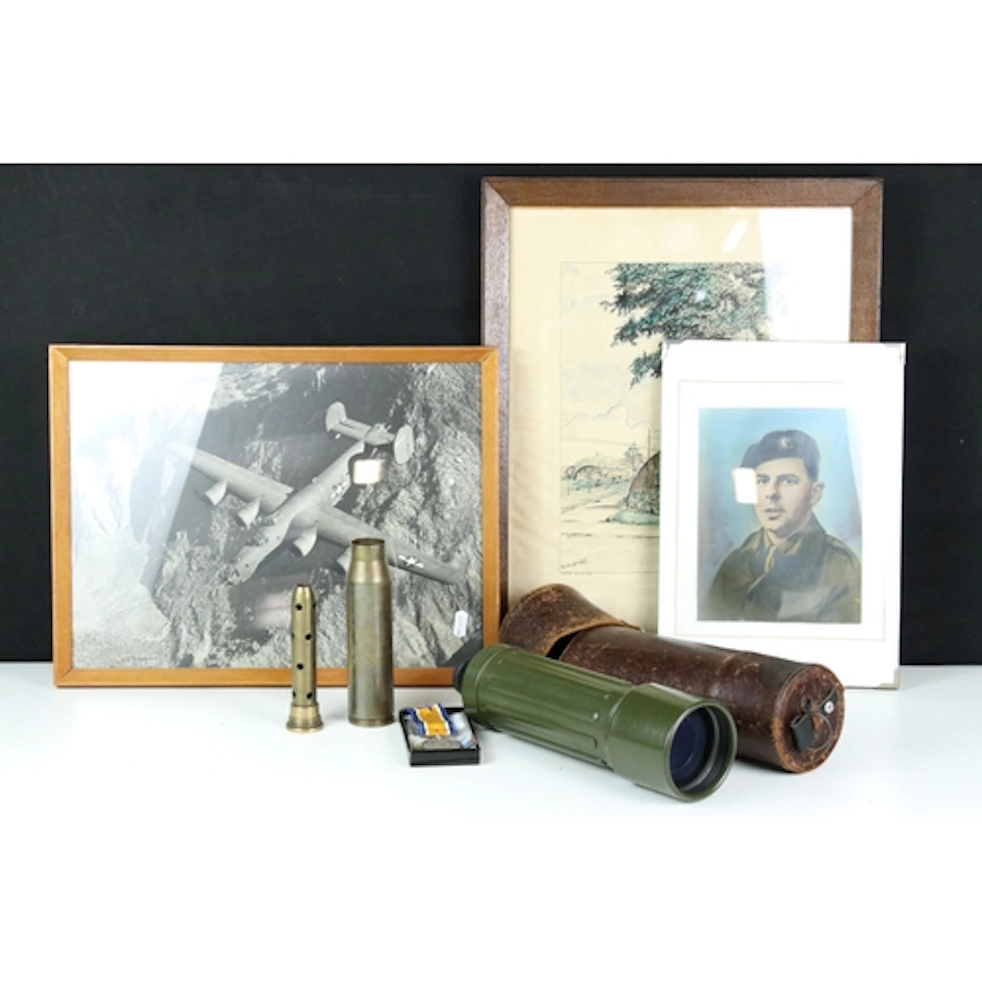 Collection of military related items, to include: a World Wa...