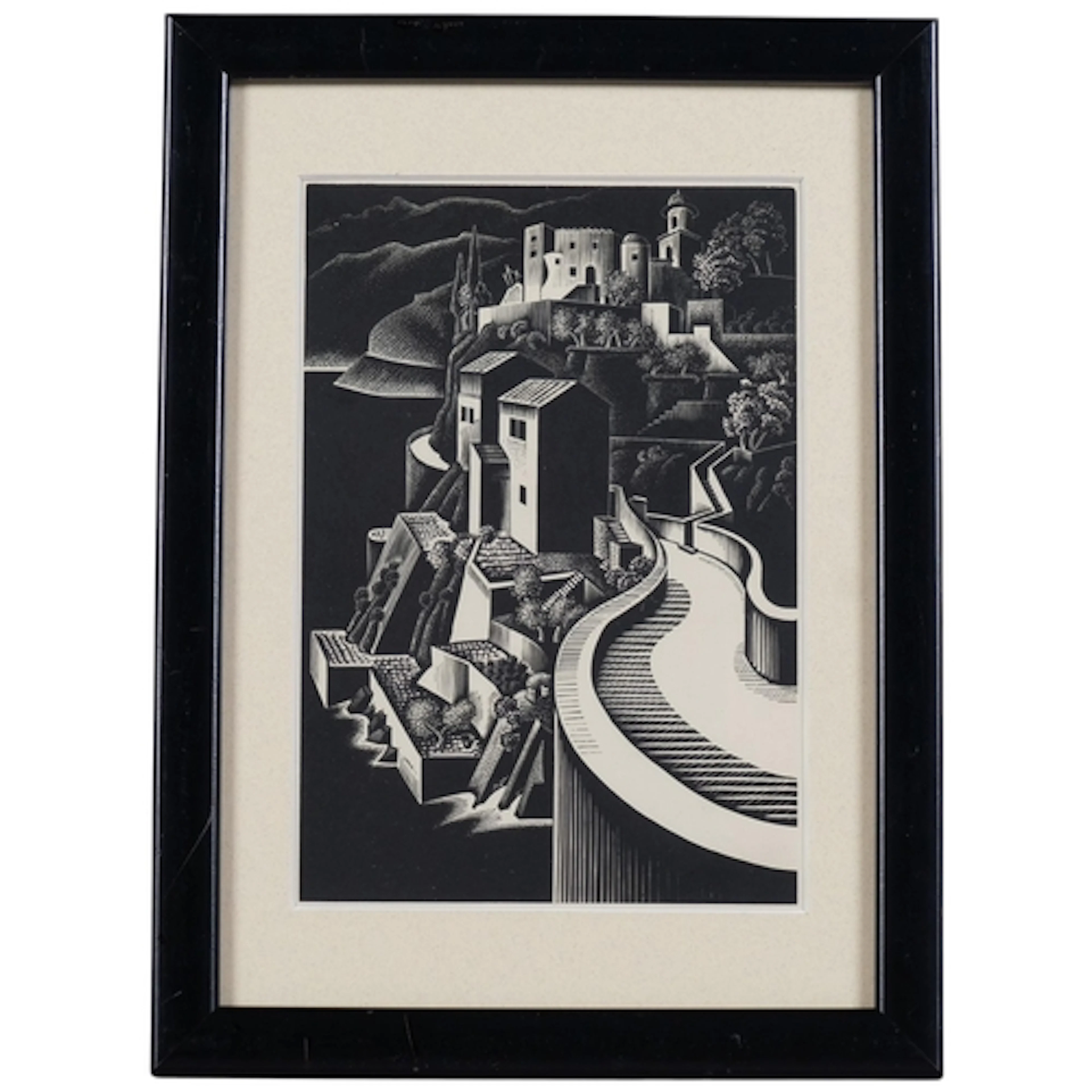 Alison Mackenzie (1907-1982), wood engraving on paper, The R...