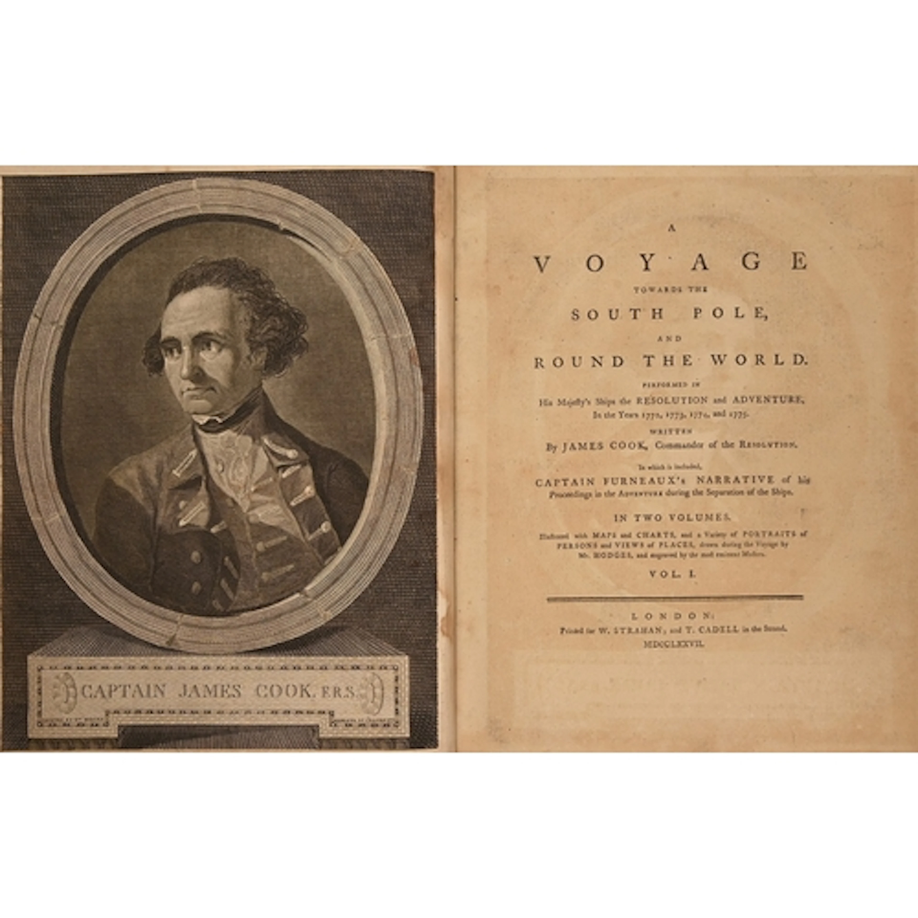 Cook (Captain James) & Furneaux (Captain Tobias), A Voya...