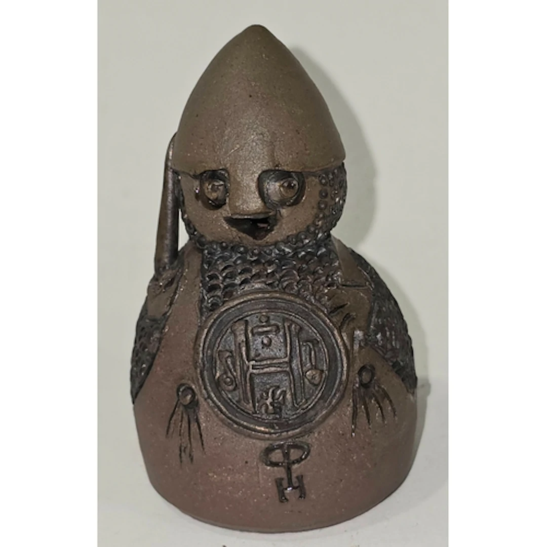 Poole Pottery interest Guy Sydenham Pawn chess piece 3" high...