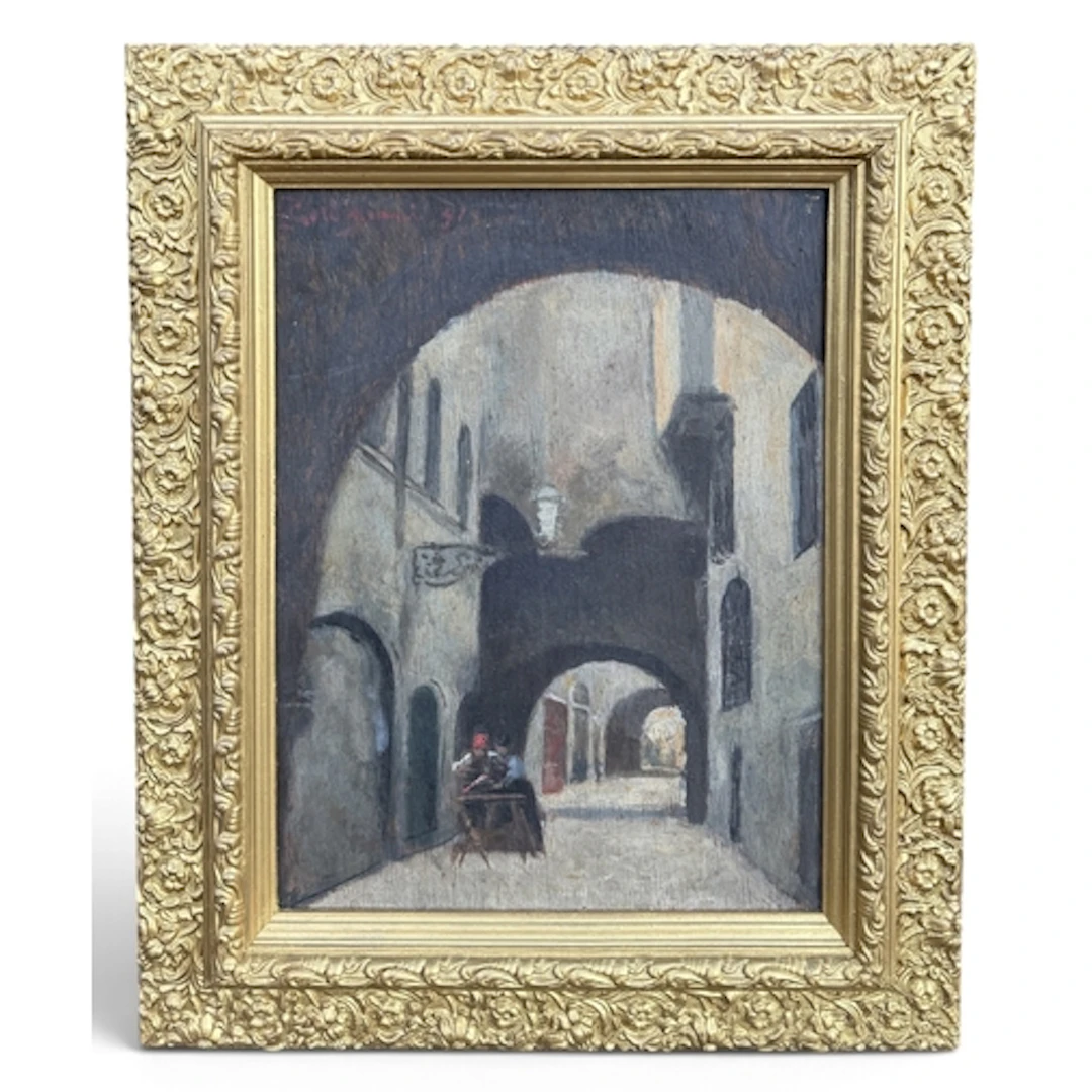 EDOARDO GORDIGIANI (ITALIAN, 1866-1961): VOLTA DEI GIROLAMI,...