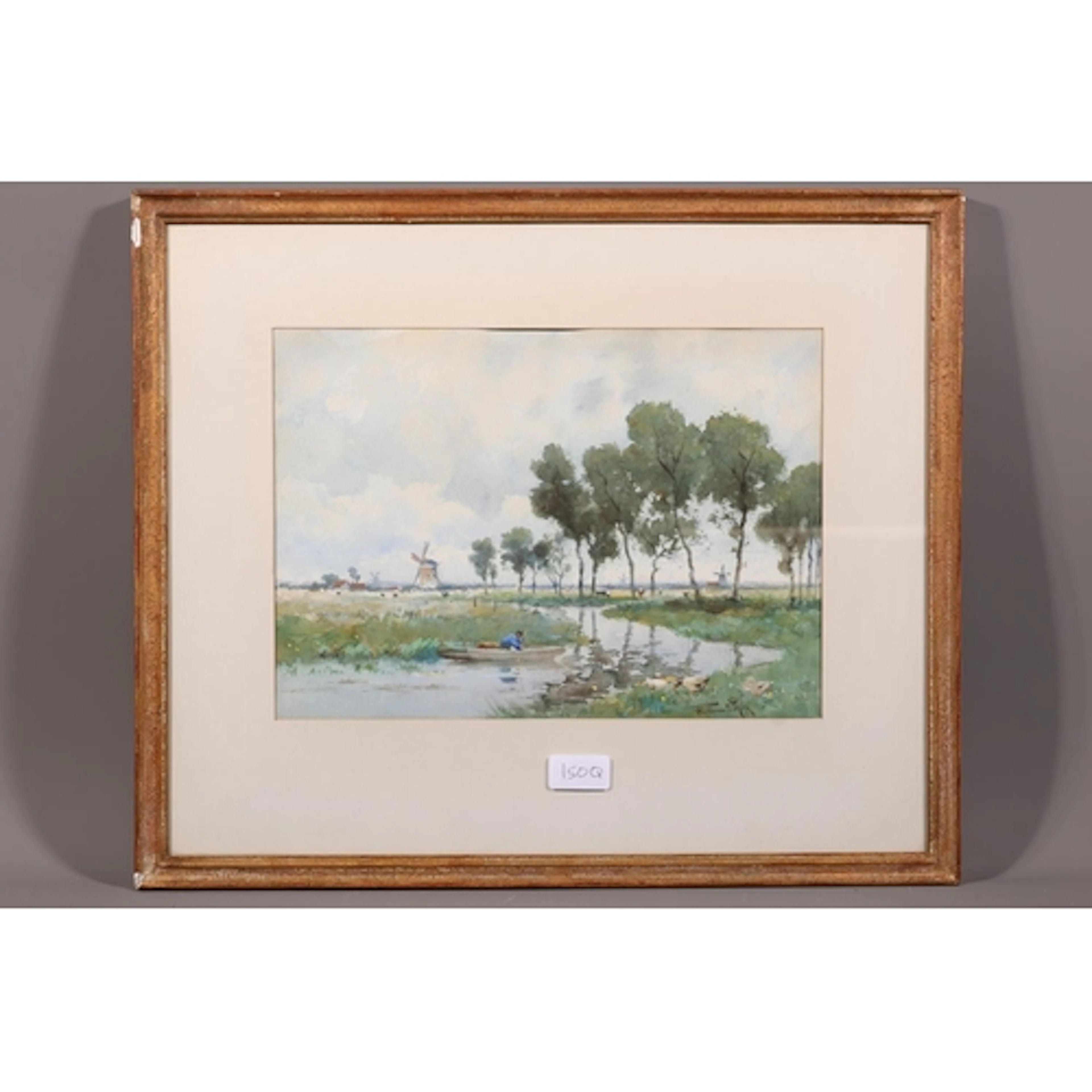 WILLIAM C REP (The Hague), Dutch Pastoral landscape, mixed m...