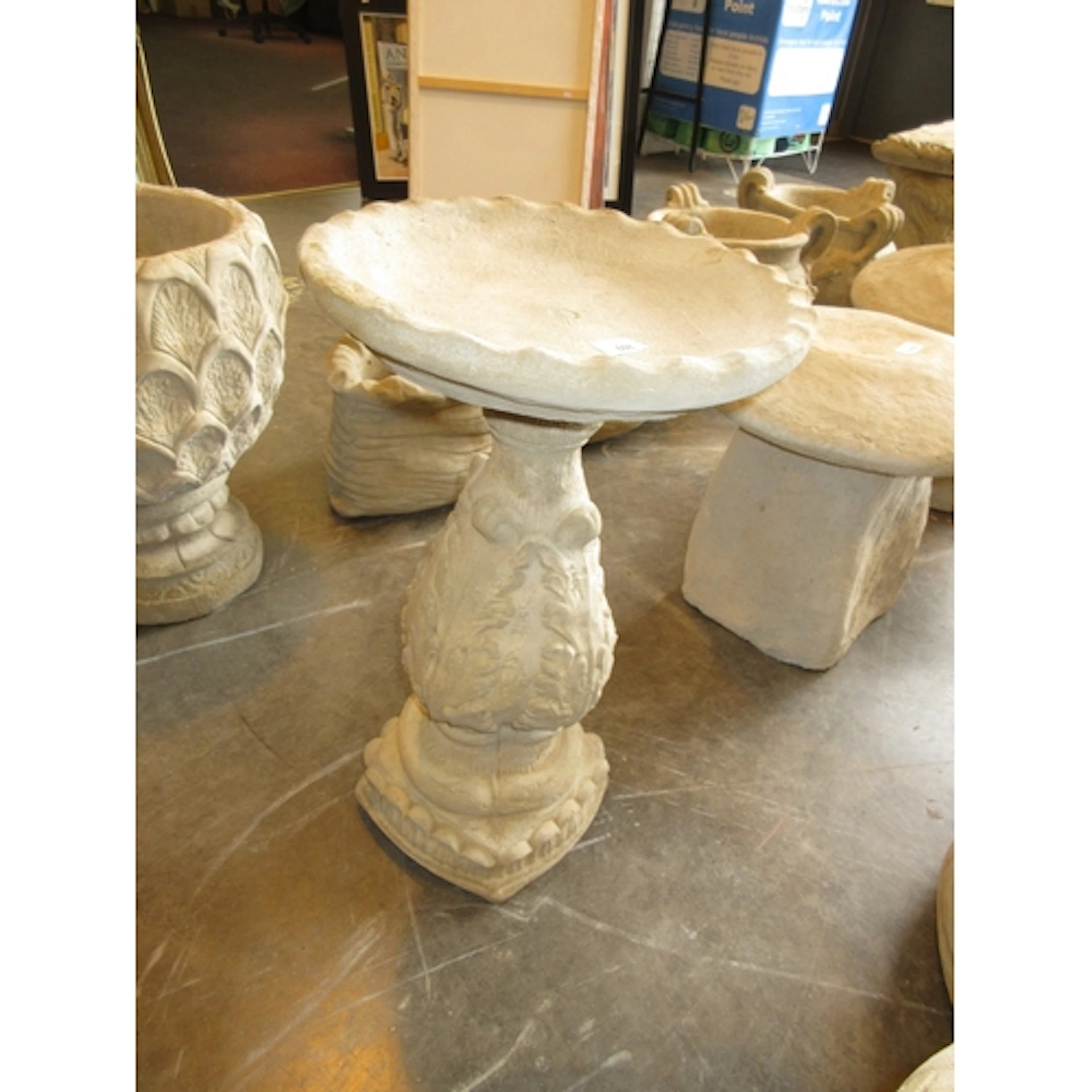 Tall Bird Bath