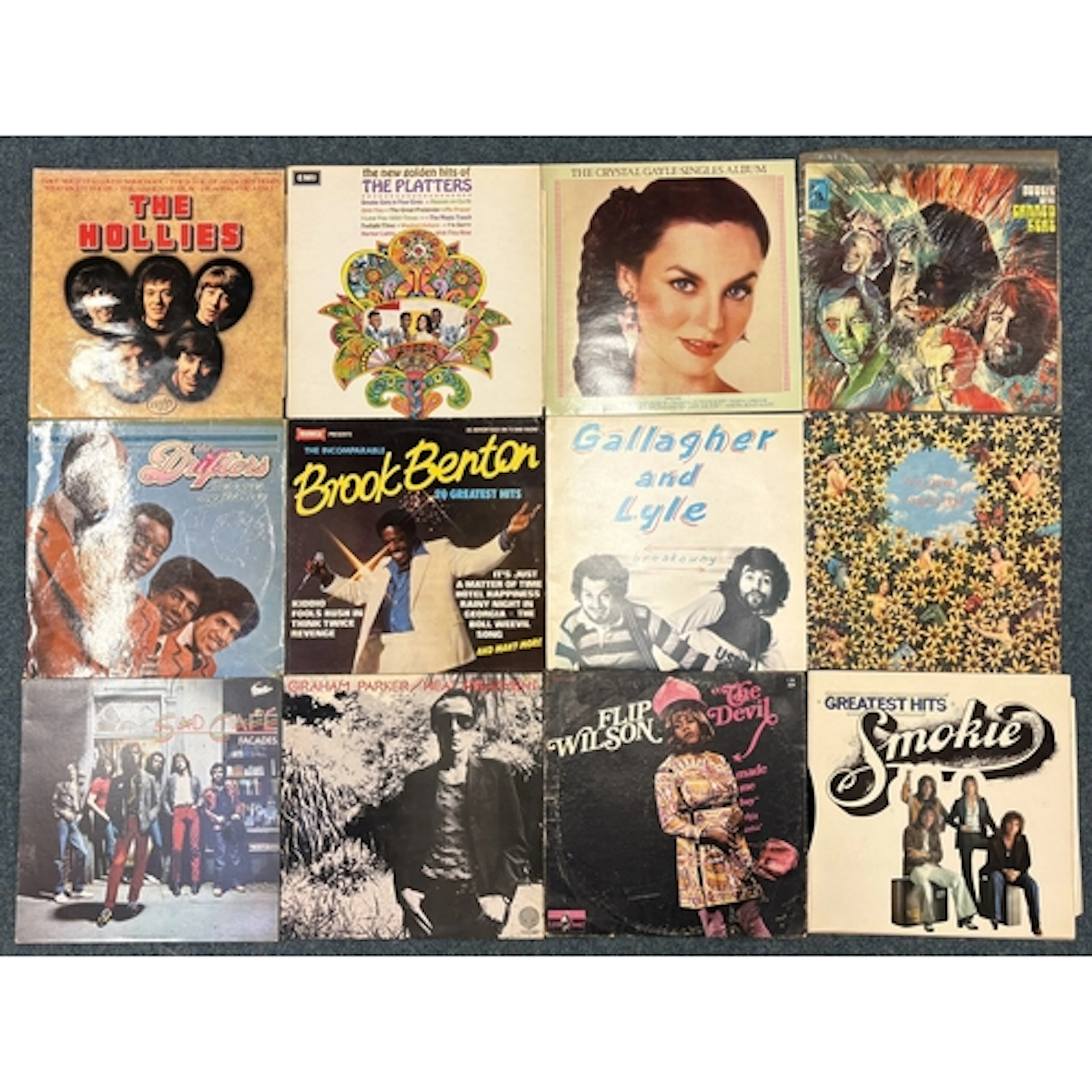 12 x LP vinyl records - To include Pop Rock, Soul, R&B, ...