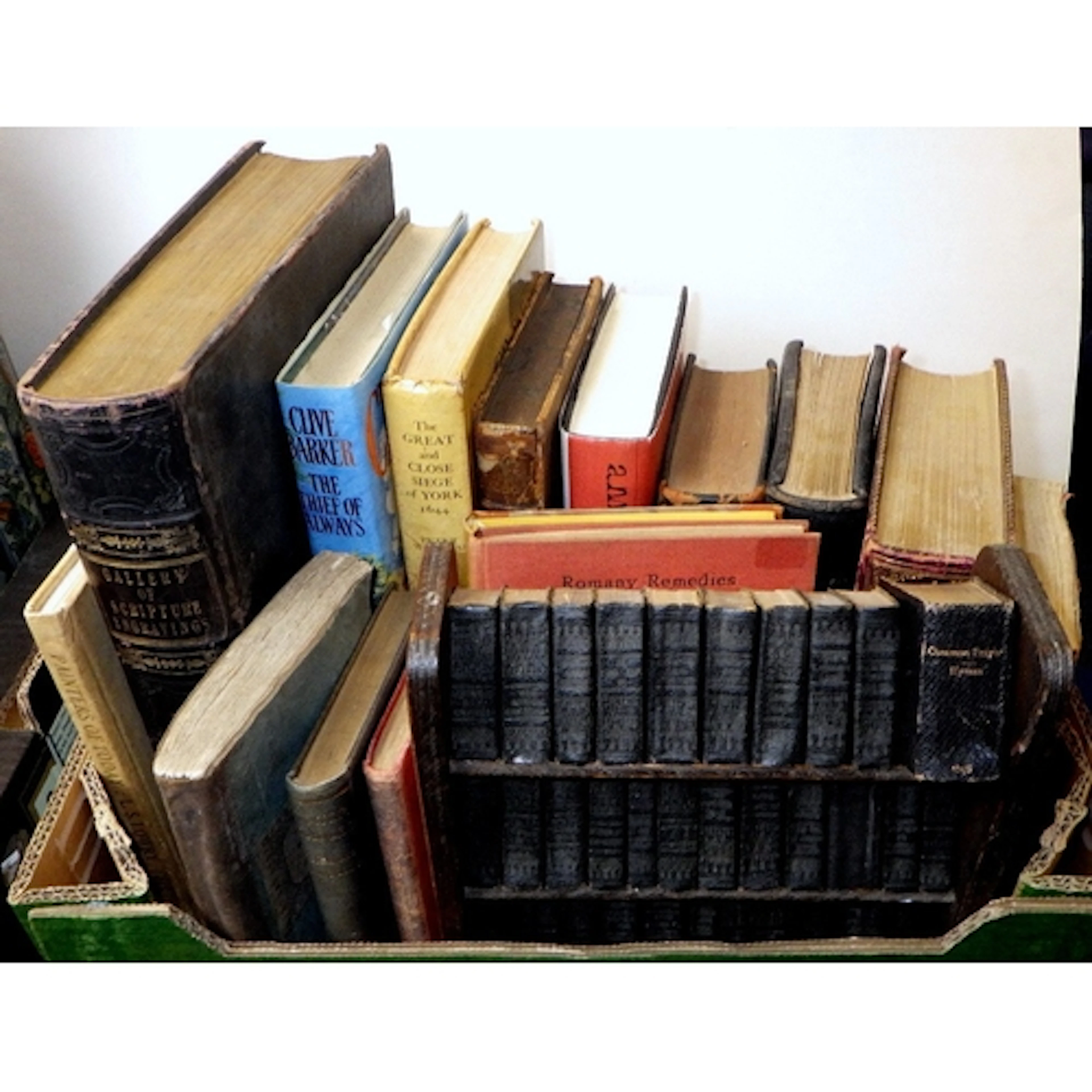 Various books including antiquarian and leather bound intere...