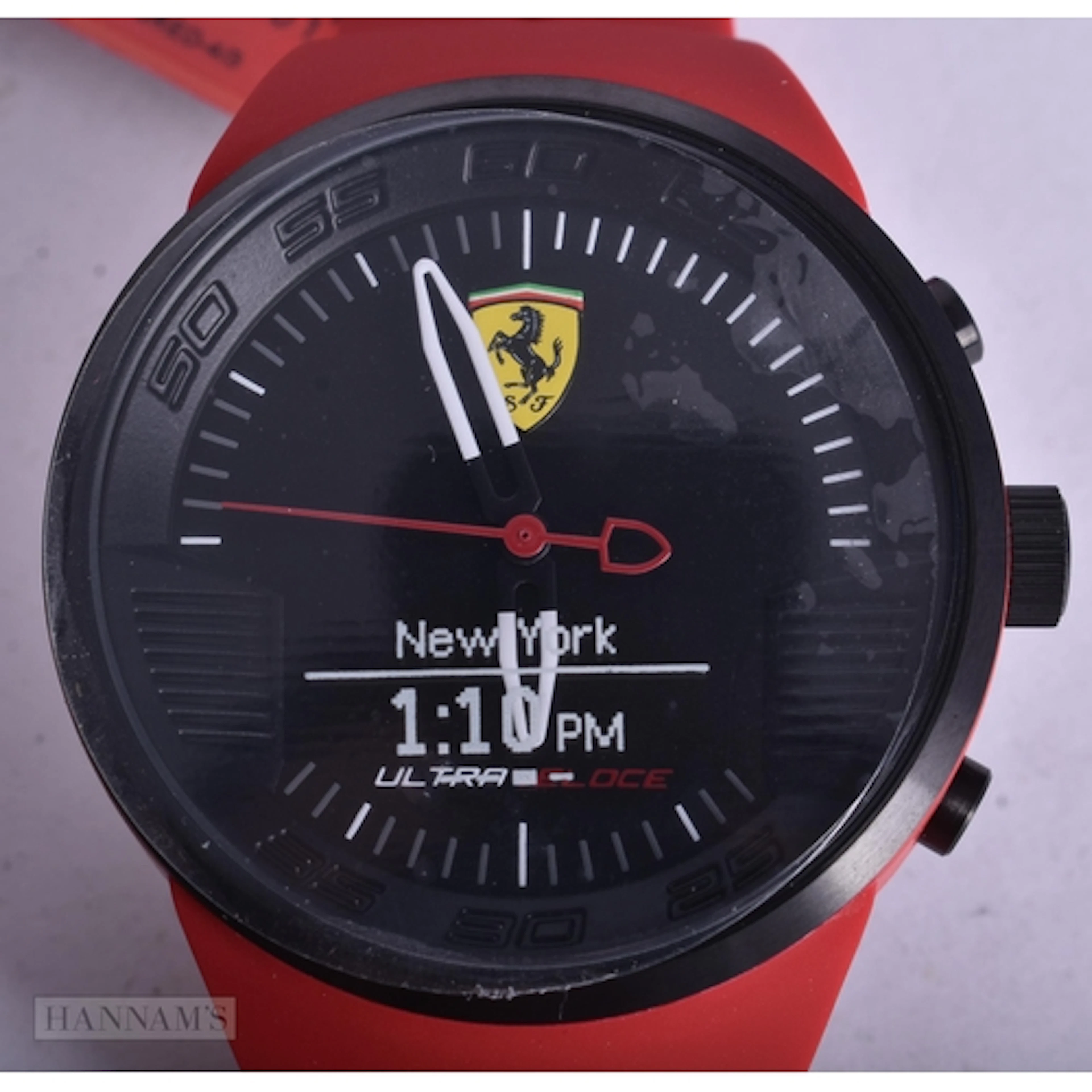 A Boxed Men's Scuderia Ferrari Smart Watch (Smart Watch 083...