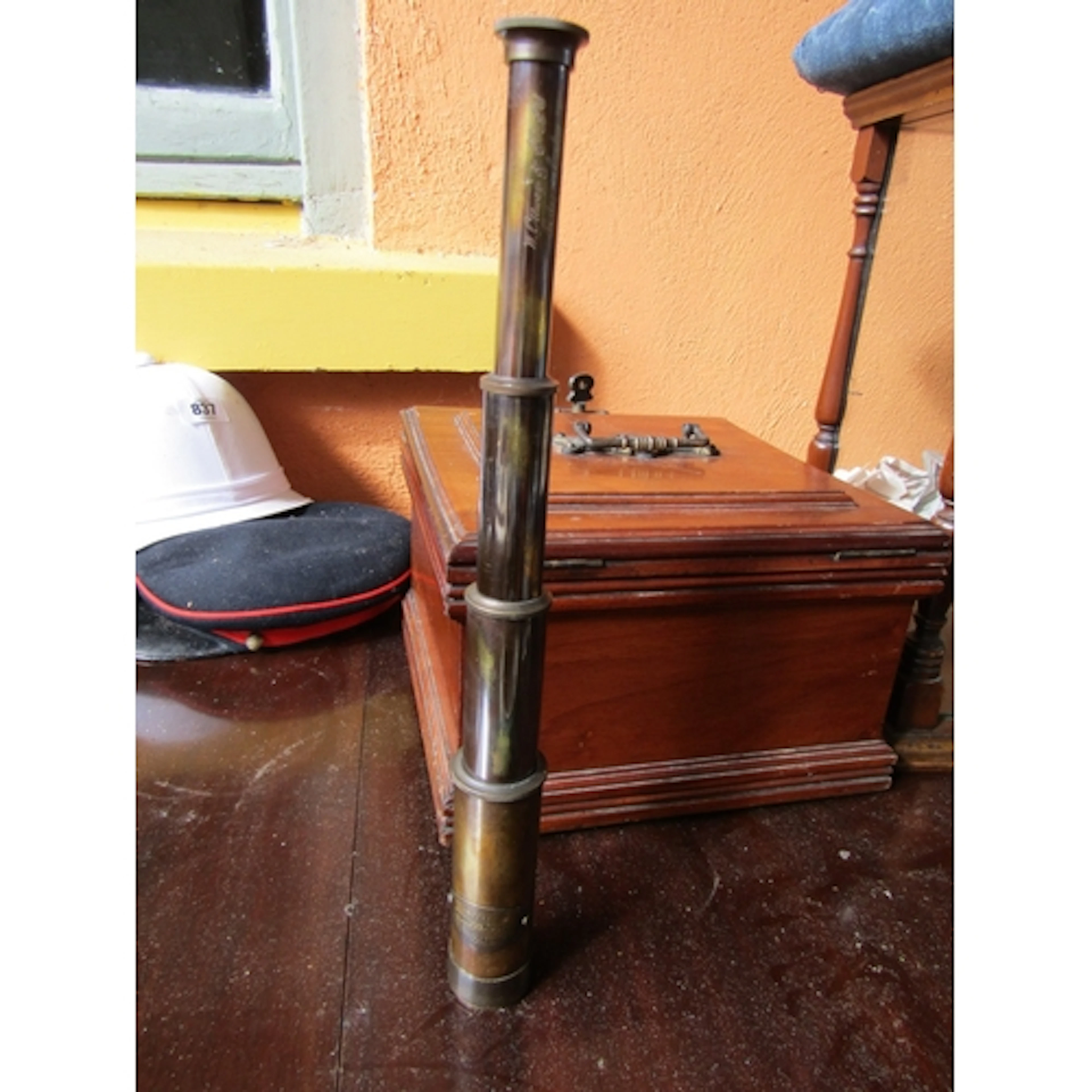 Retractable Ships Telescope Engraved with Makers Mark Extend...