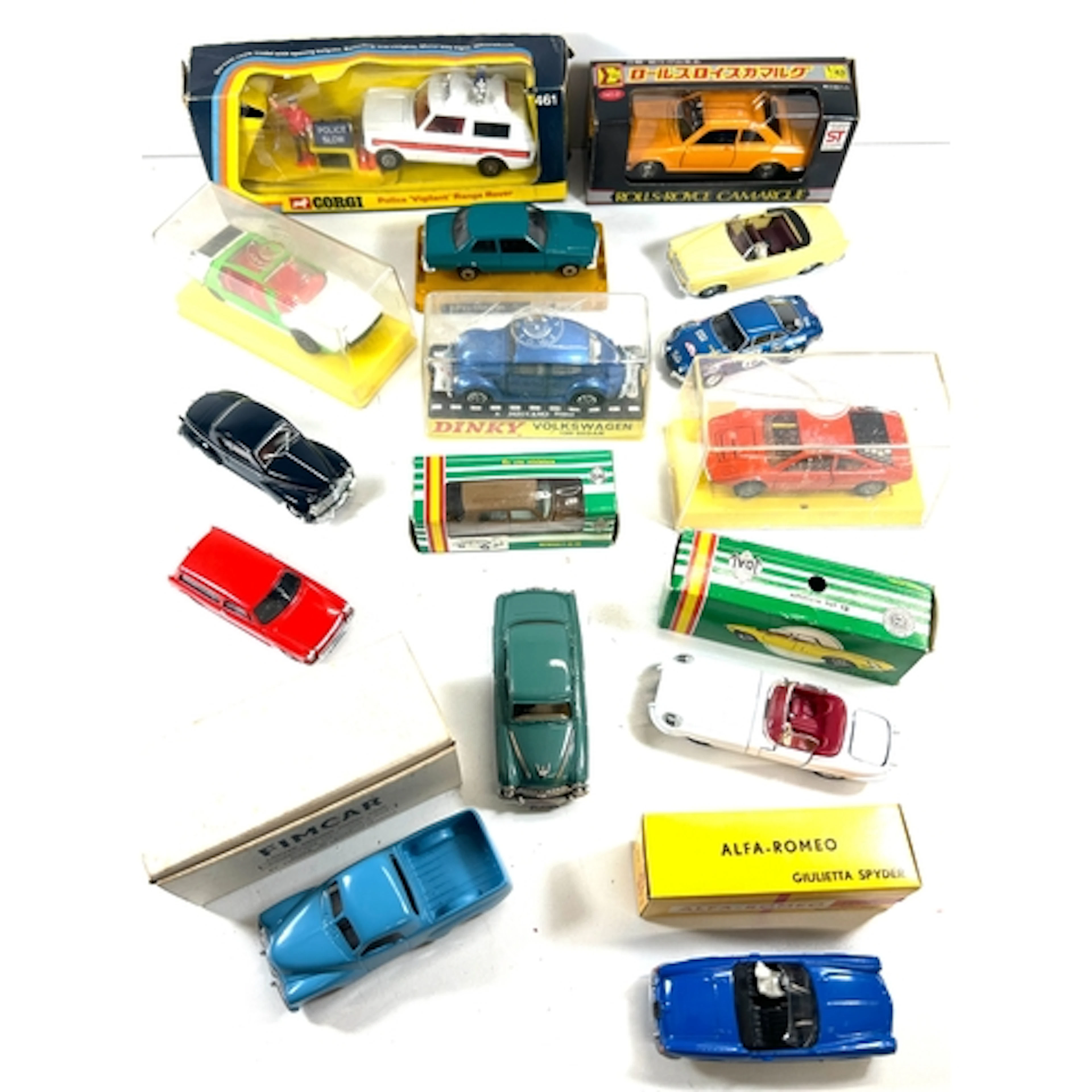 14 various makes. 2x JOAL - Jaguar E Type in white with red ...