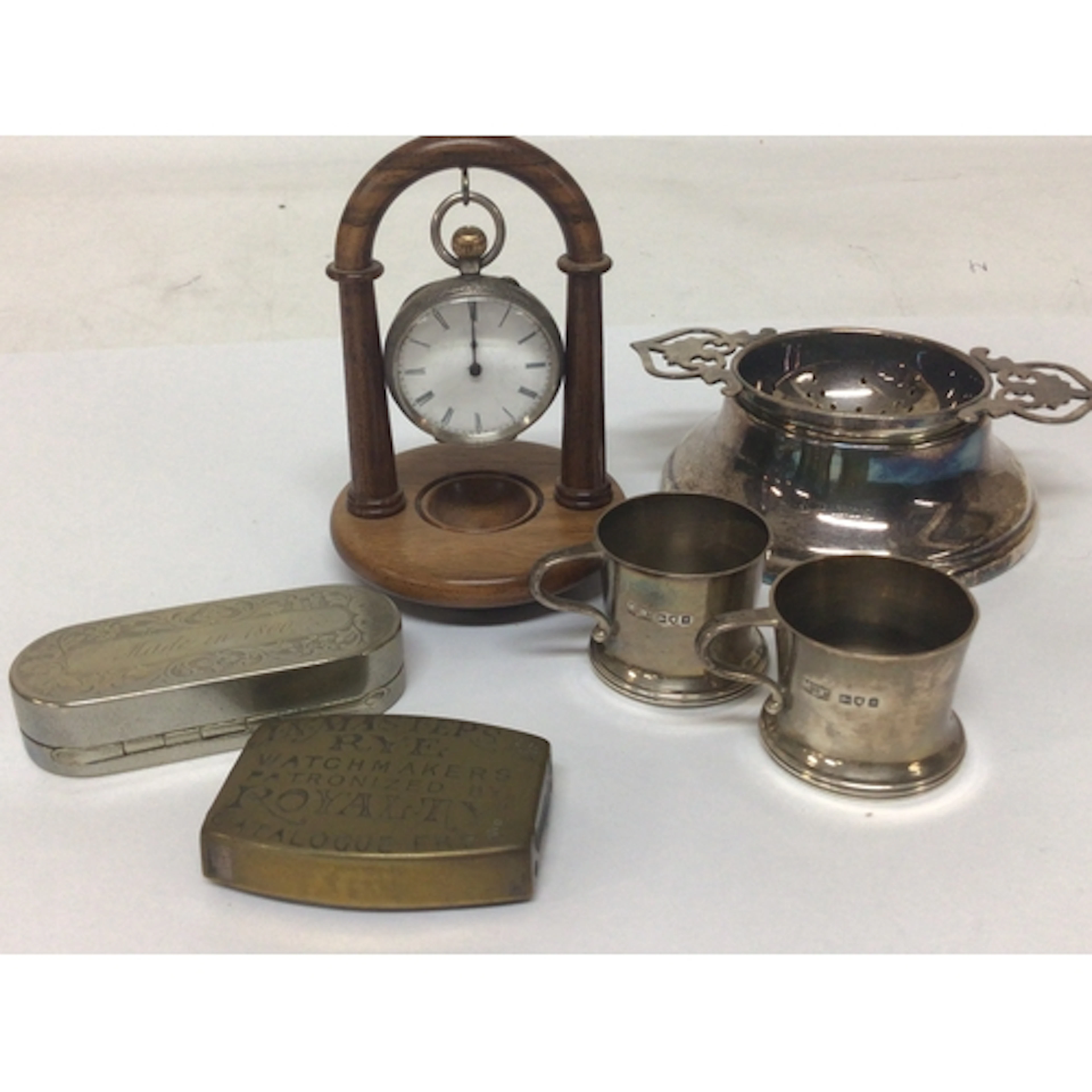 A Victorian watchmaker’s advertising vesta case a meta...