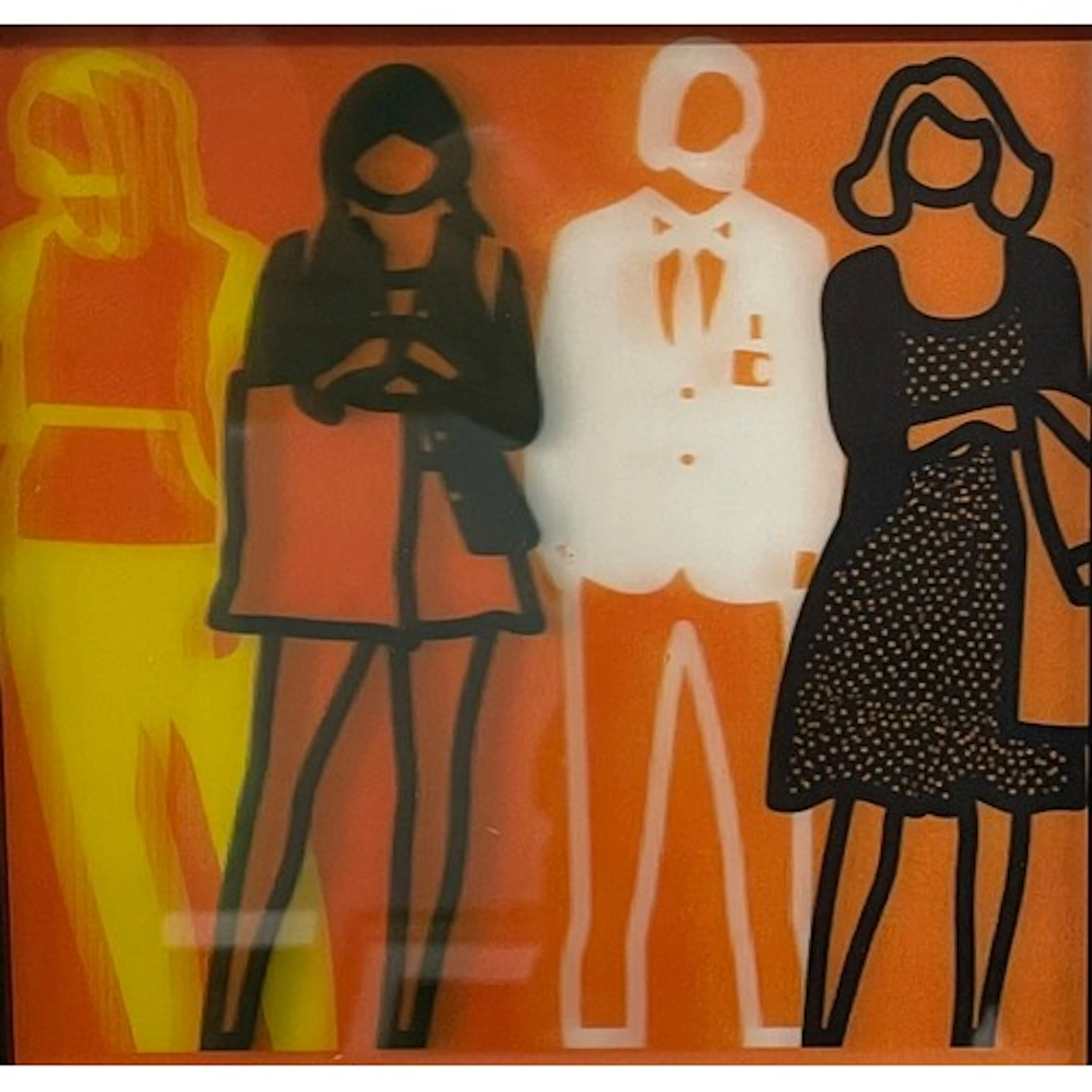 Julian Opie (b.1958), pair of original lenticular pictures o...
