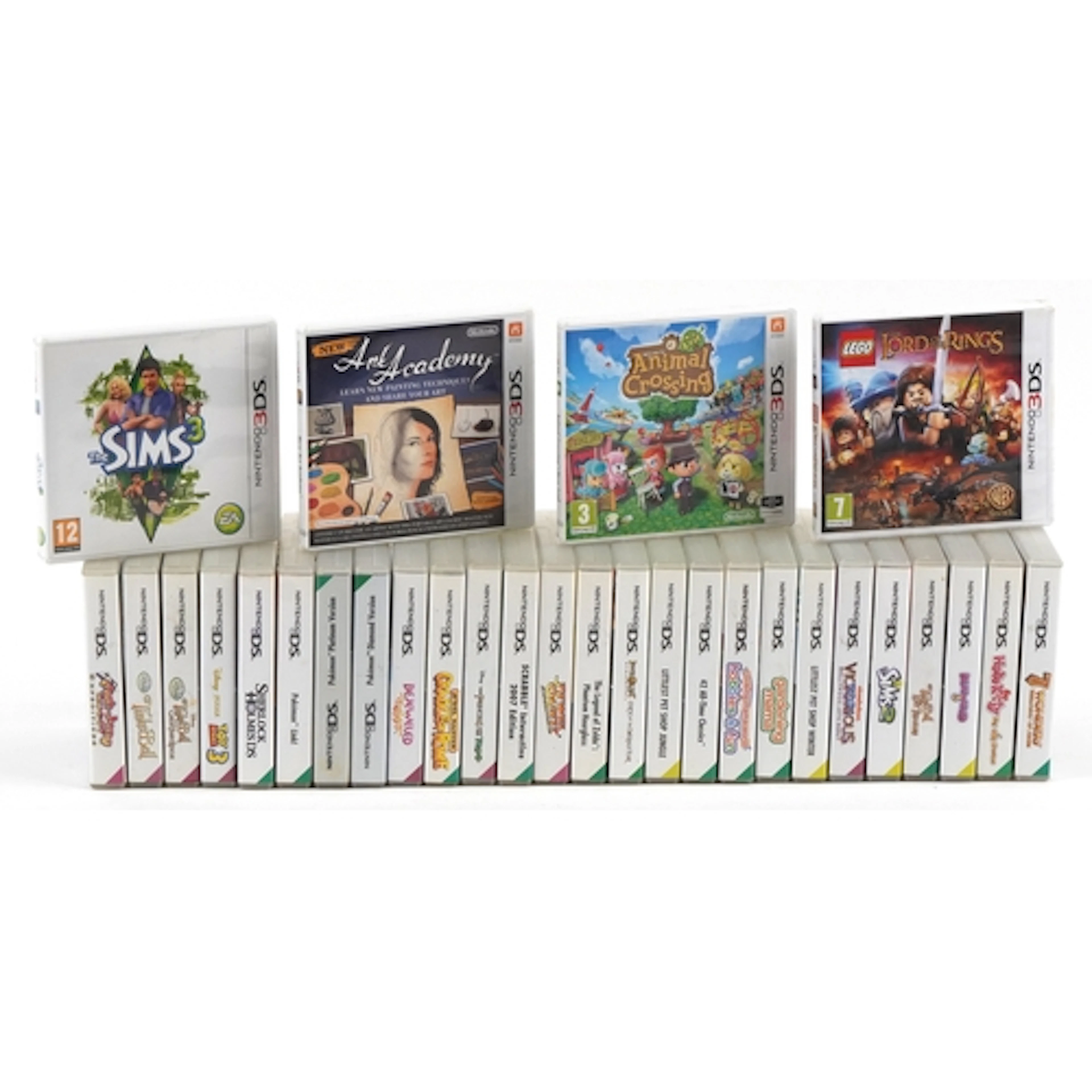 Selection of Nintendo DS and Nintendo 3DS games including Th...