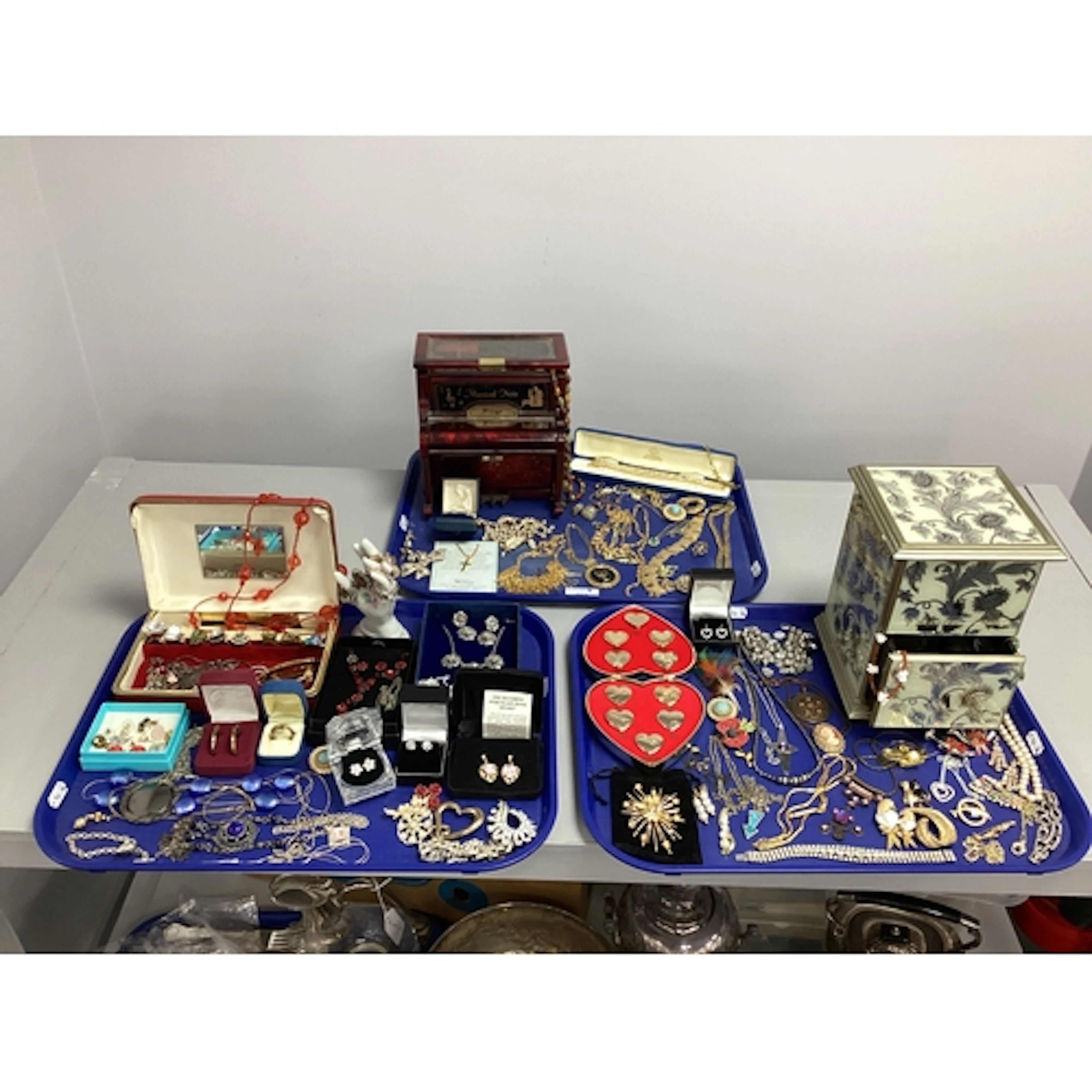 A Collection of Modern Costume Jewellery, including pendants...