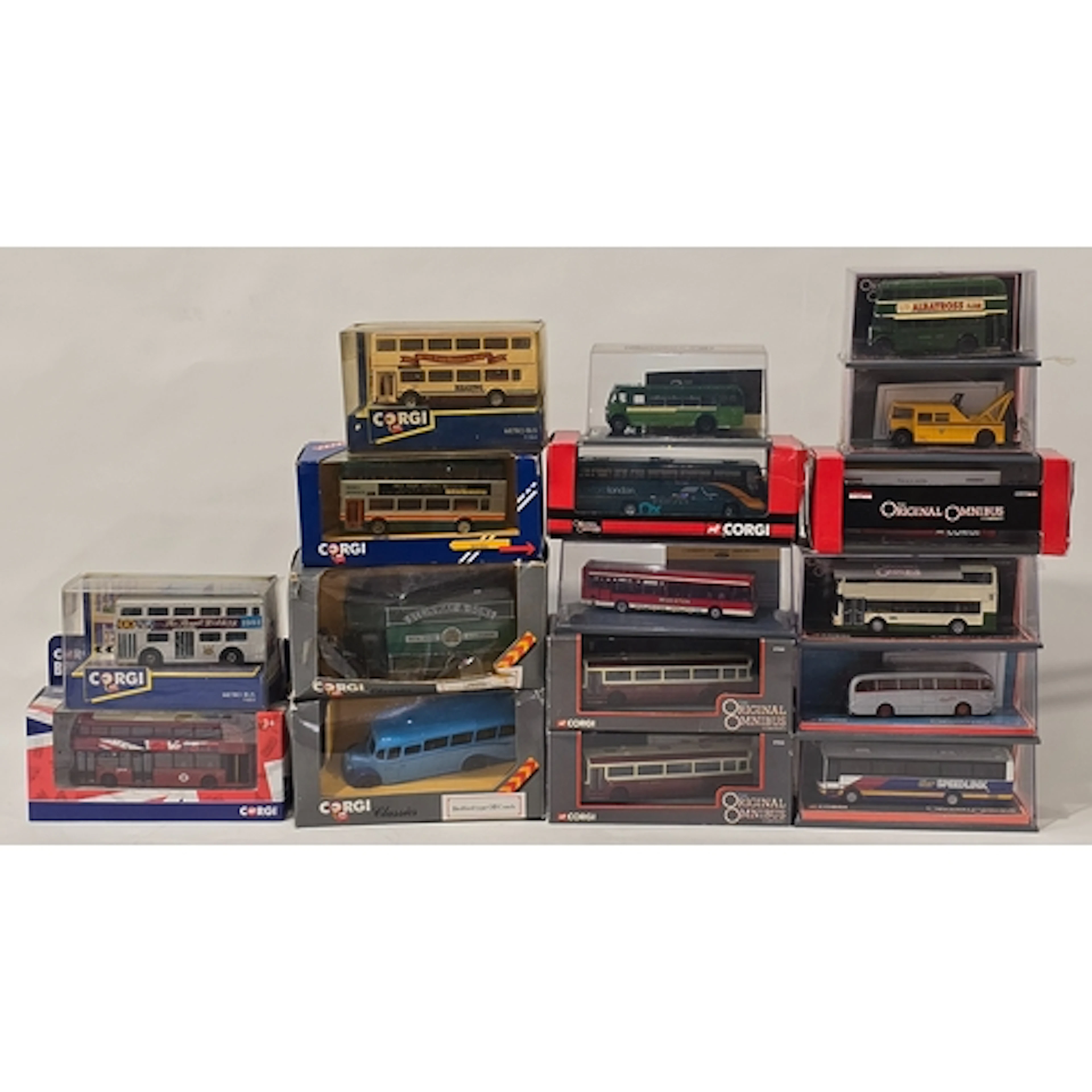 A collection of boxed Corgi die cast to include a good amoun...