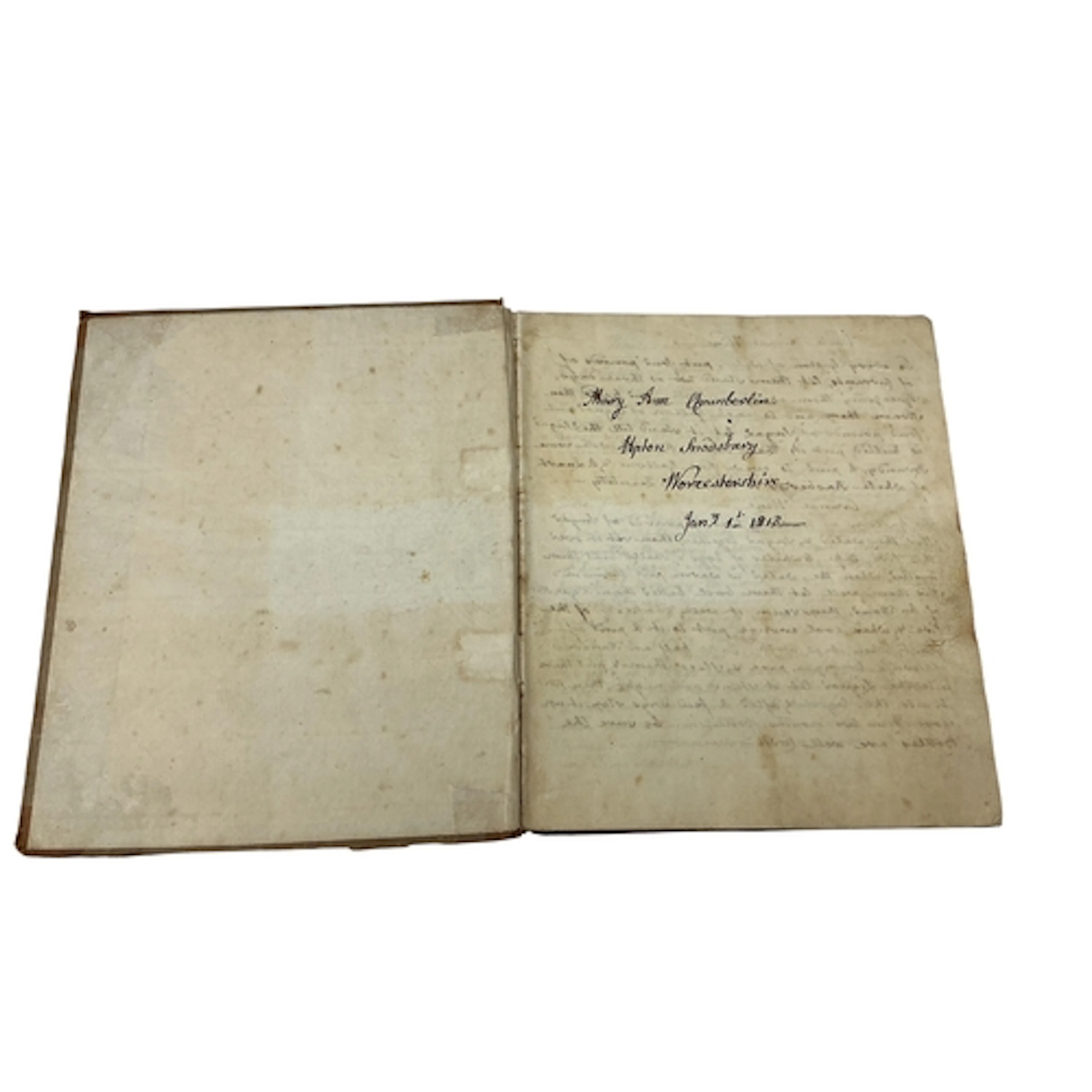° ° Medical and Cookery Receipt Books. A collection of 4 man...