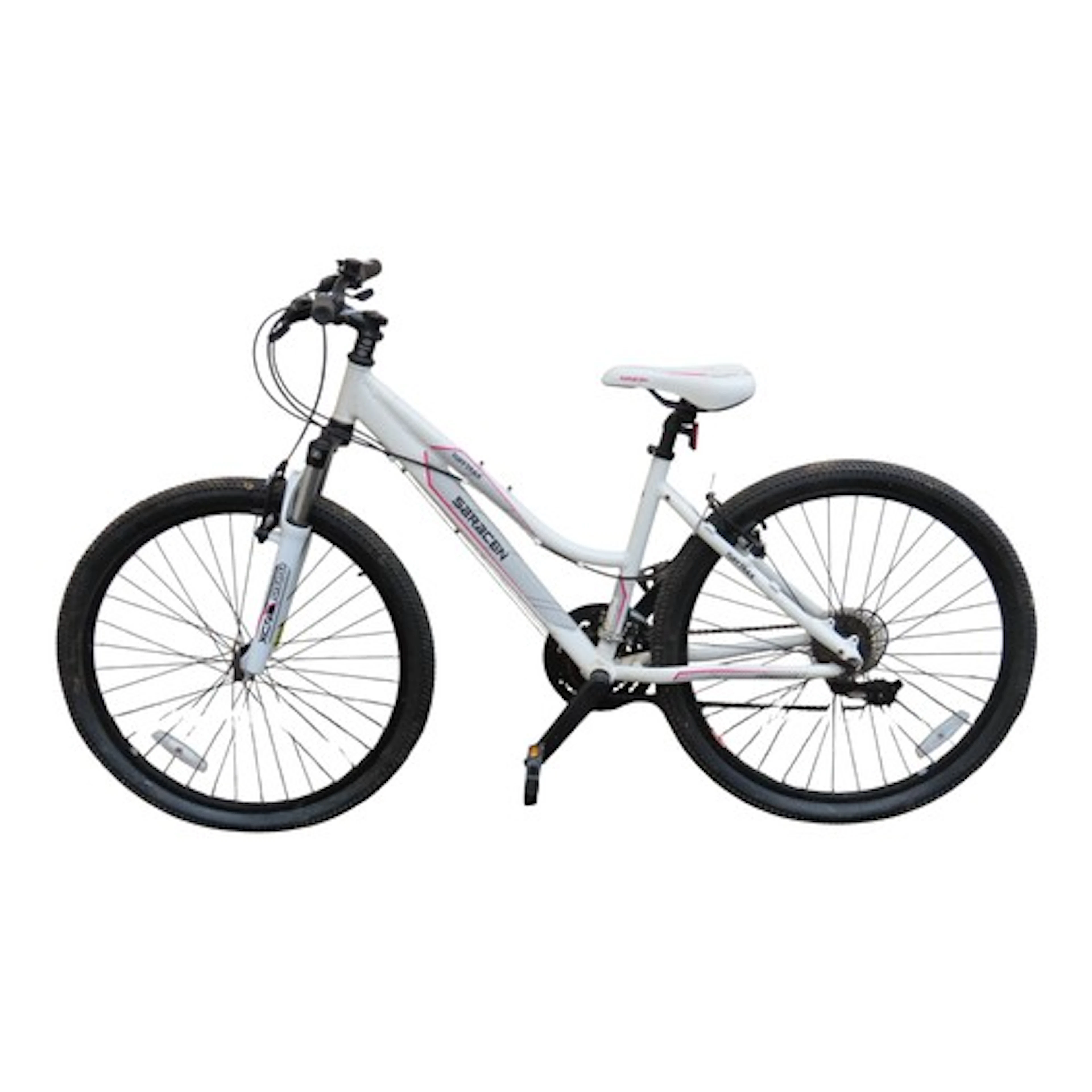 A Saracen Tuff Trax girls mountain bike with sixteen inch fr...
