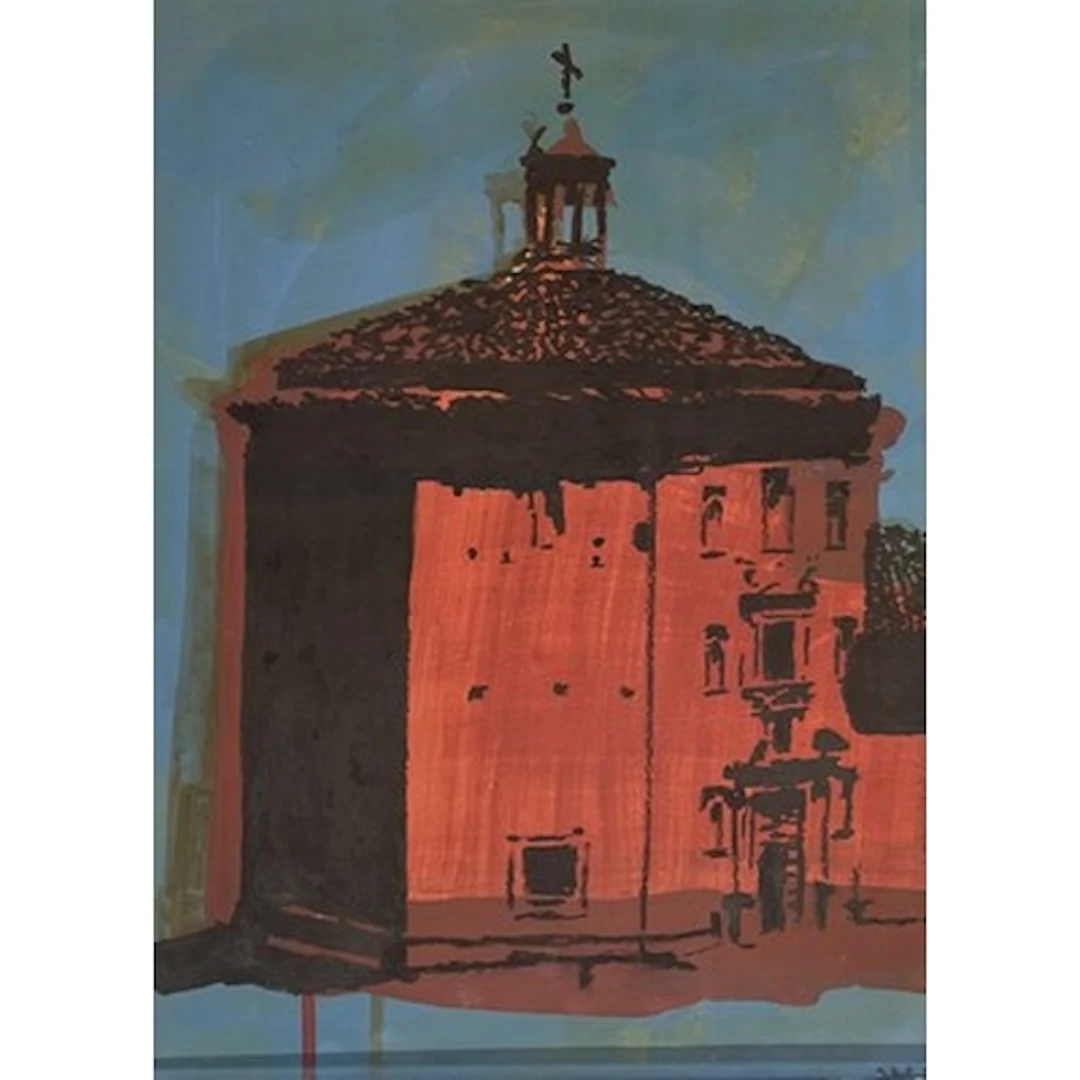 Sara Dudman RWA (British, Contemporary) Chiesa della Madonna...