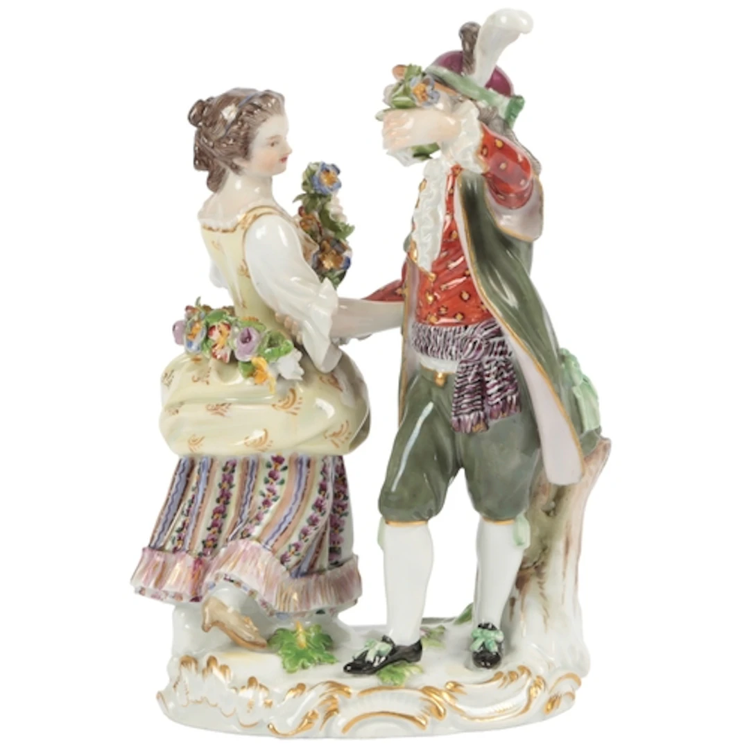 A Meissen porcelain figure group, late 19th / early 20th cen...
