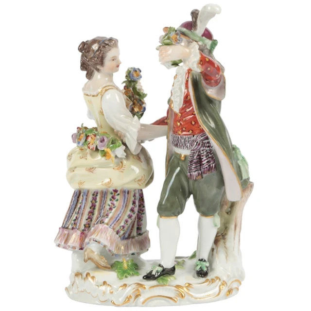 A Meissen porcelain figure group, late 19th / early 20th cen...