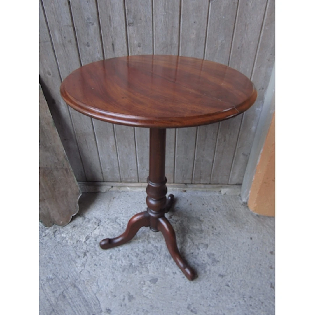 William IV Figured Mahogany Occasional Table Circular Top Ab...