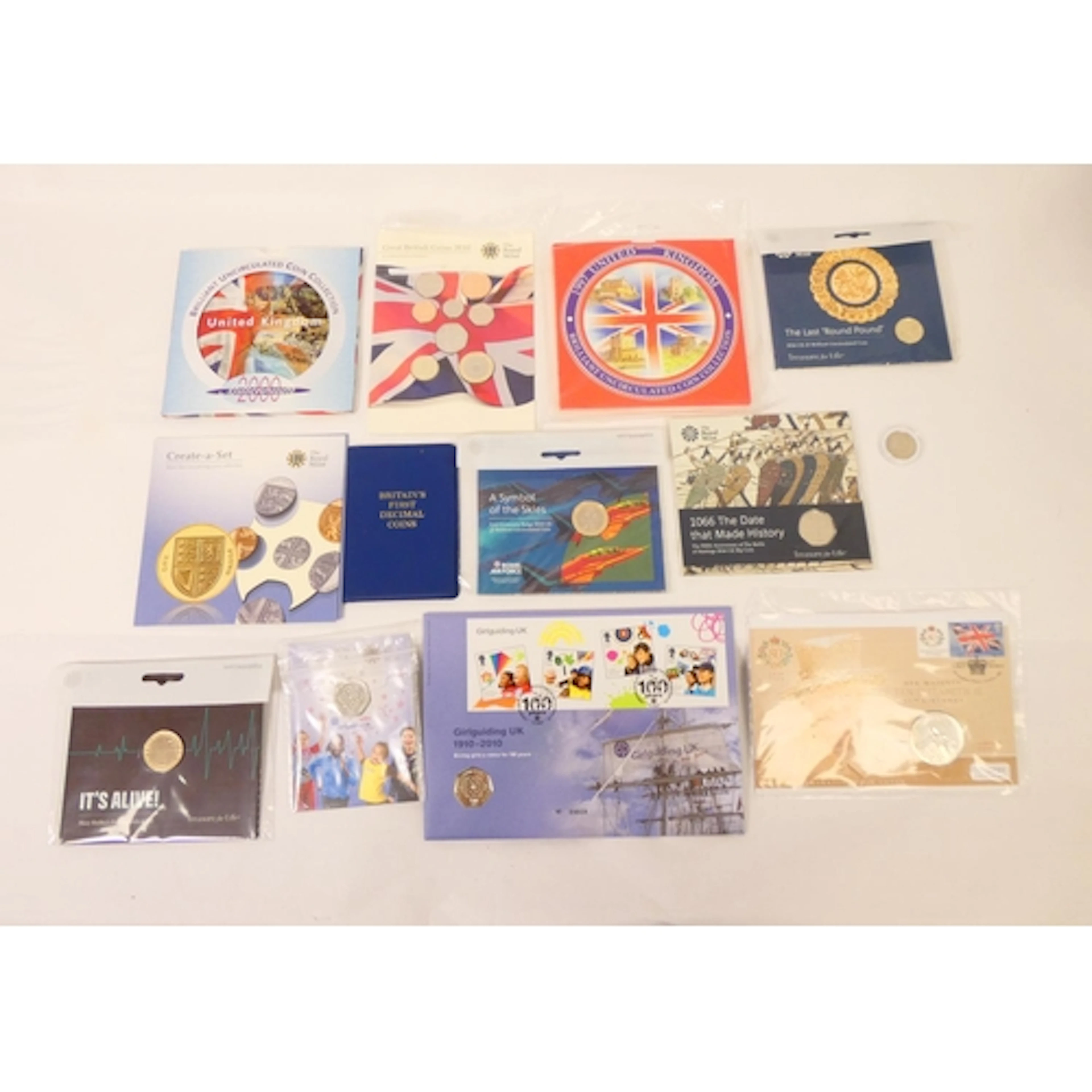 United Kingdom. A collection of brilliantly uncirculated coi...