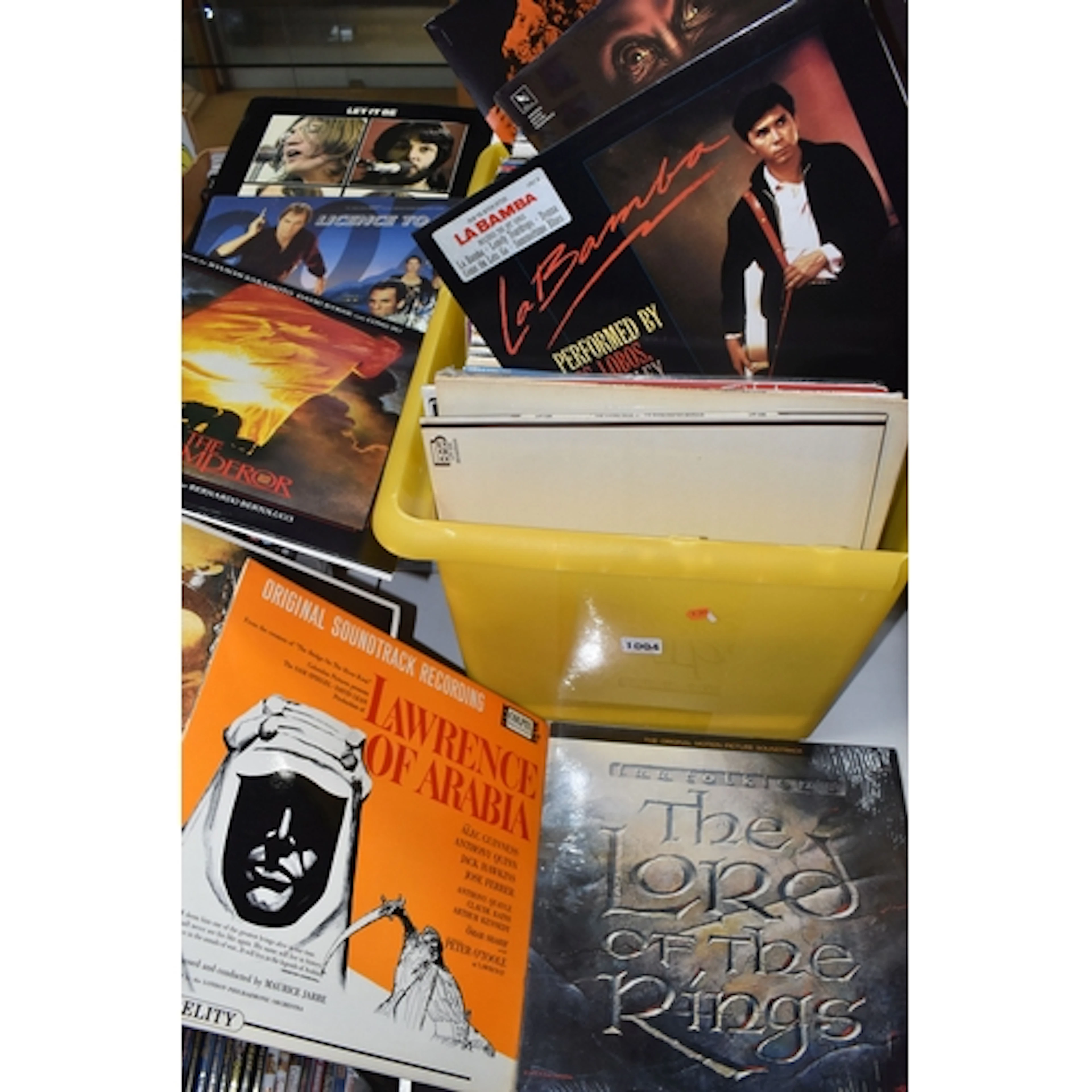 A BOX OF APPROXIMATELY ONE HUNDRED LPS to include mostly fil...