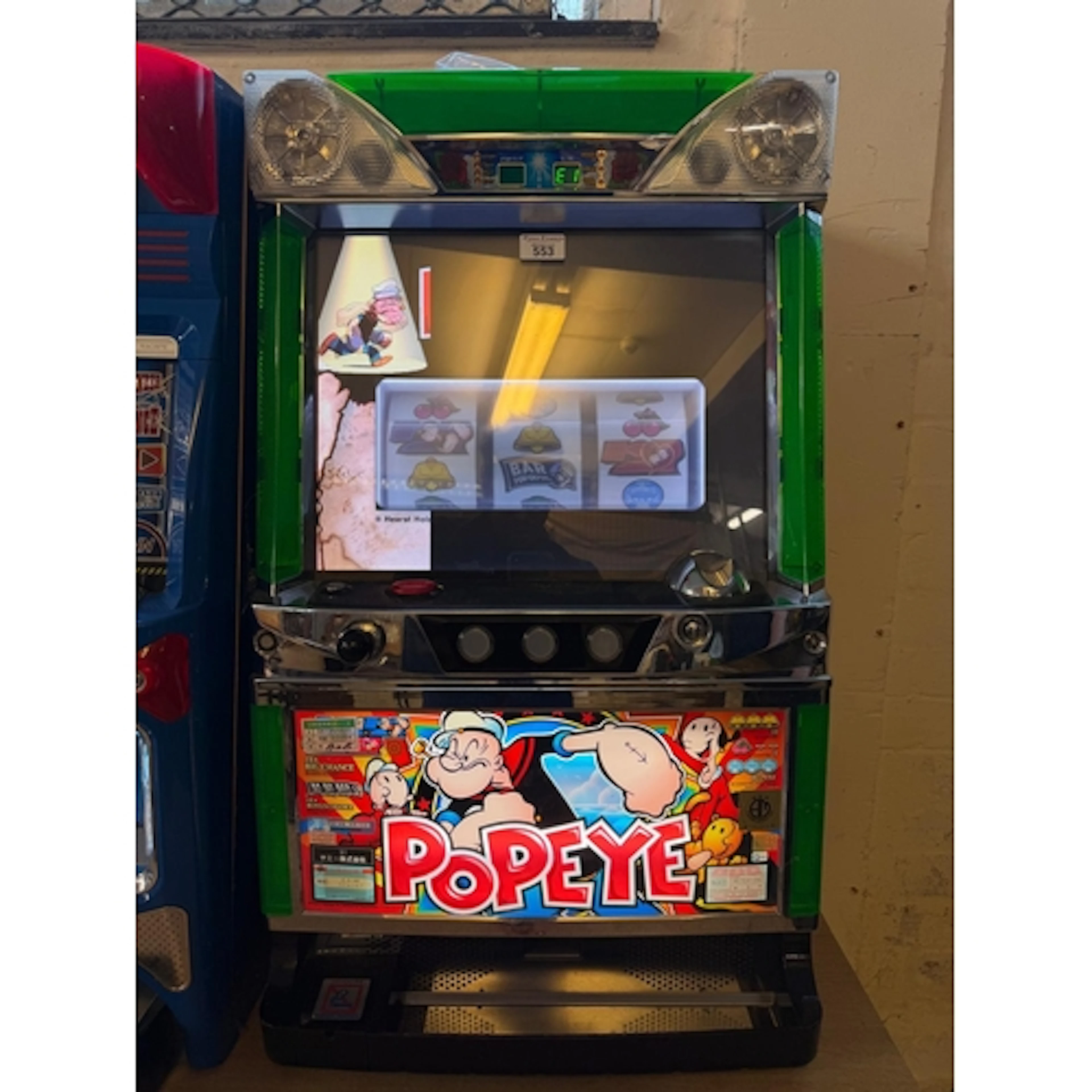 Japanese Popeye Pachislo slot machine, made by Sammy. With r...