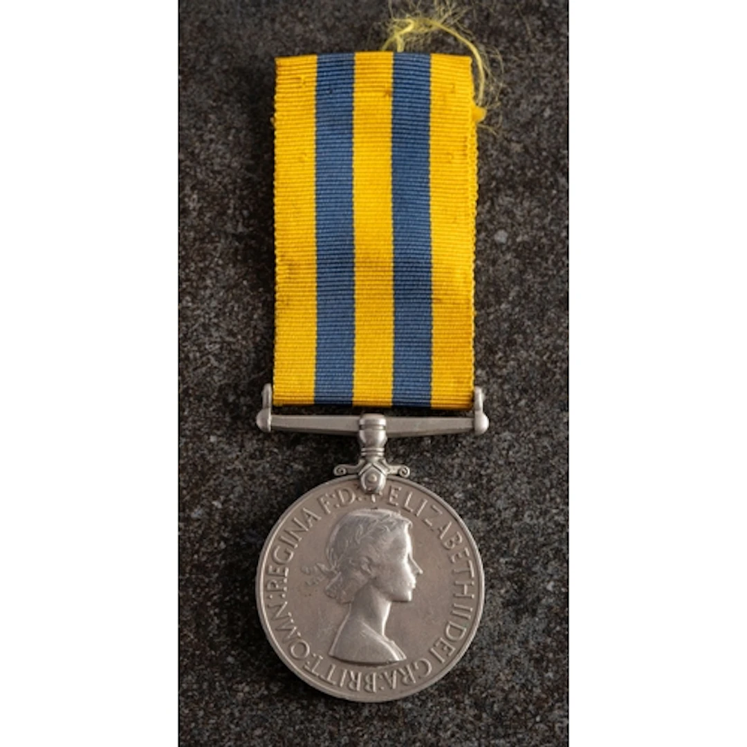 An ERII Korea Medal to 1954495 Ctn J B Eustace REME'.