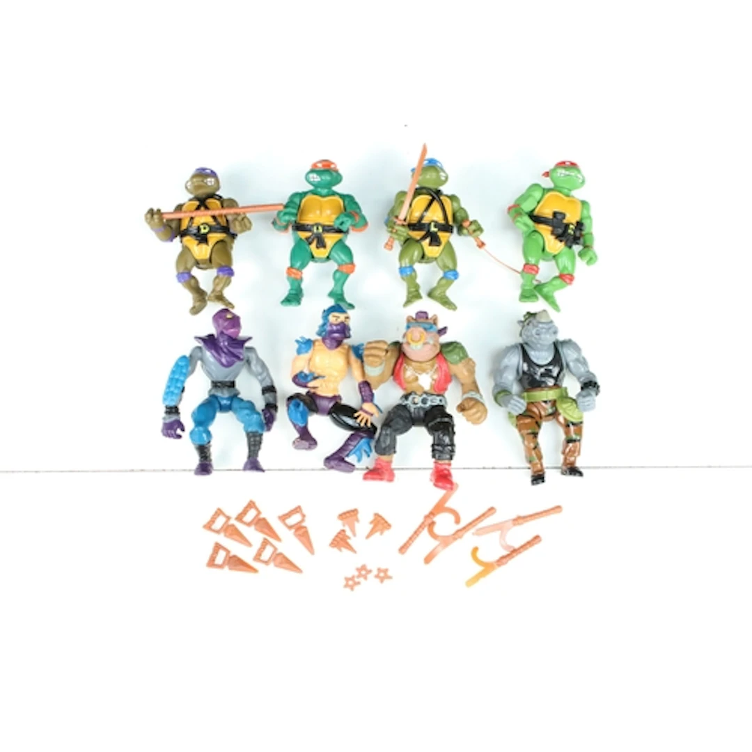 Teenage Mutant Ninja Turtles - Eight original Playmates Teen...