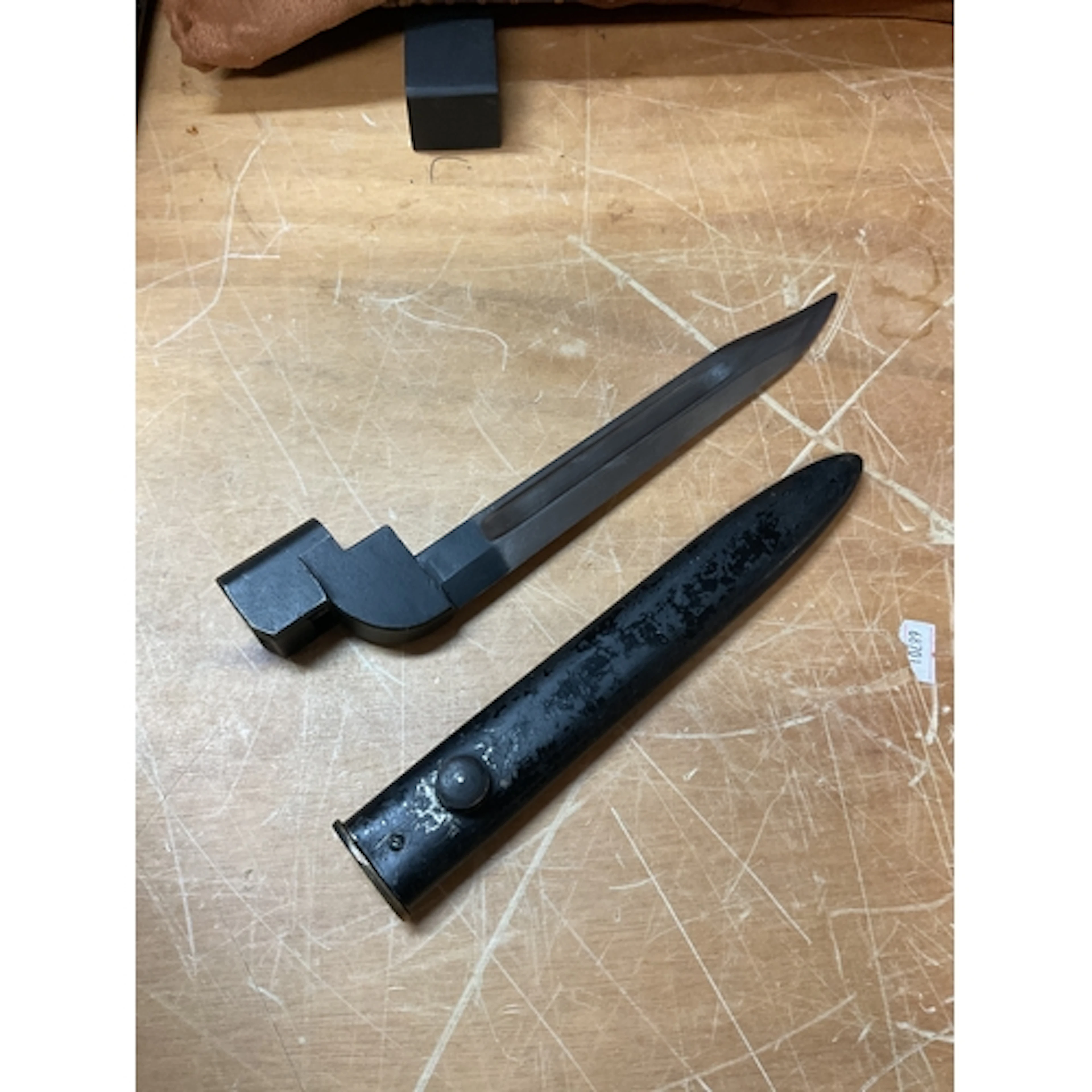 My 4 Enfield rifle No9 Mk I Bayonet and sheath.