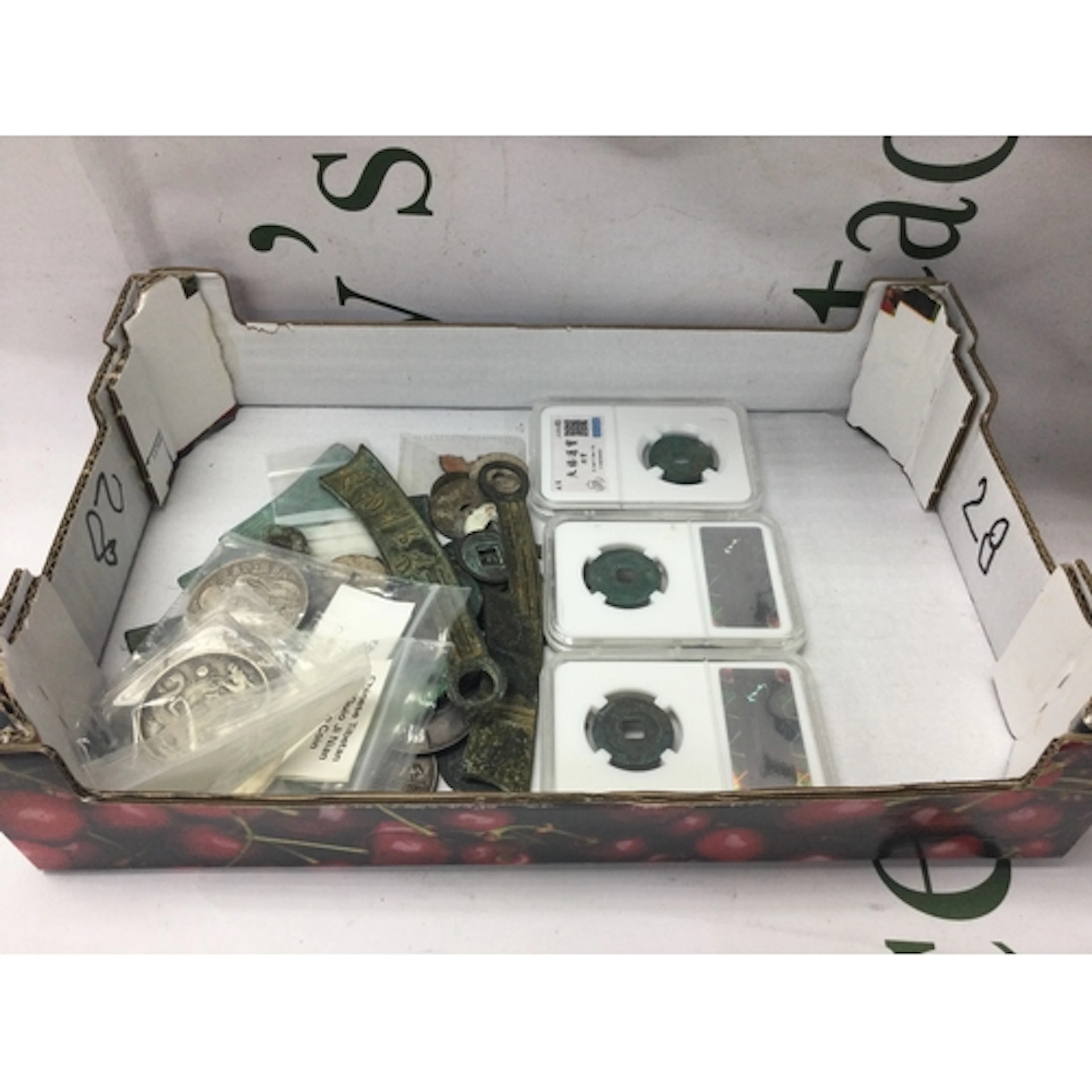 Lot of 50+ Chinese Coins, including Song, Ming, Qianlong and...