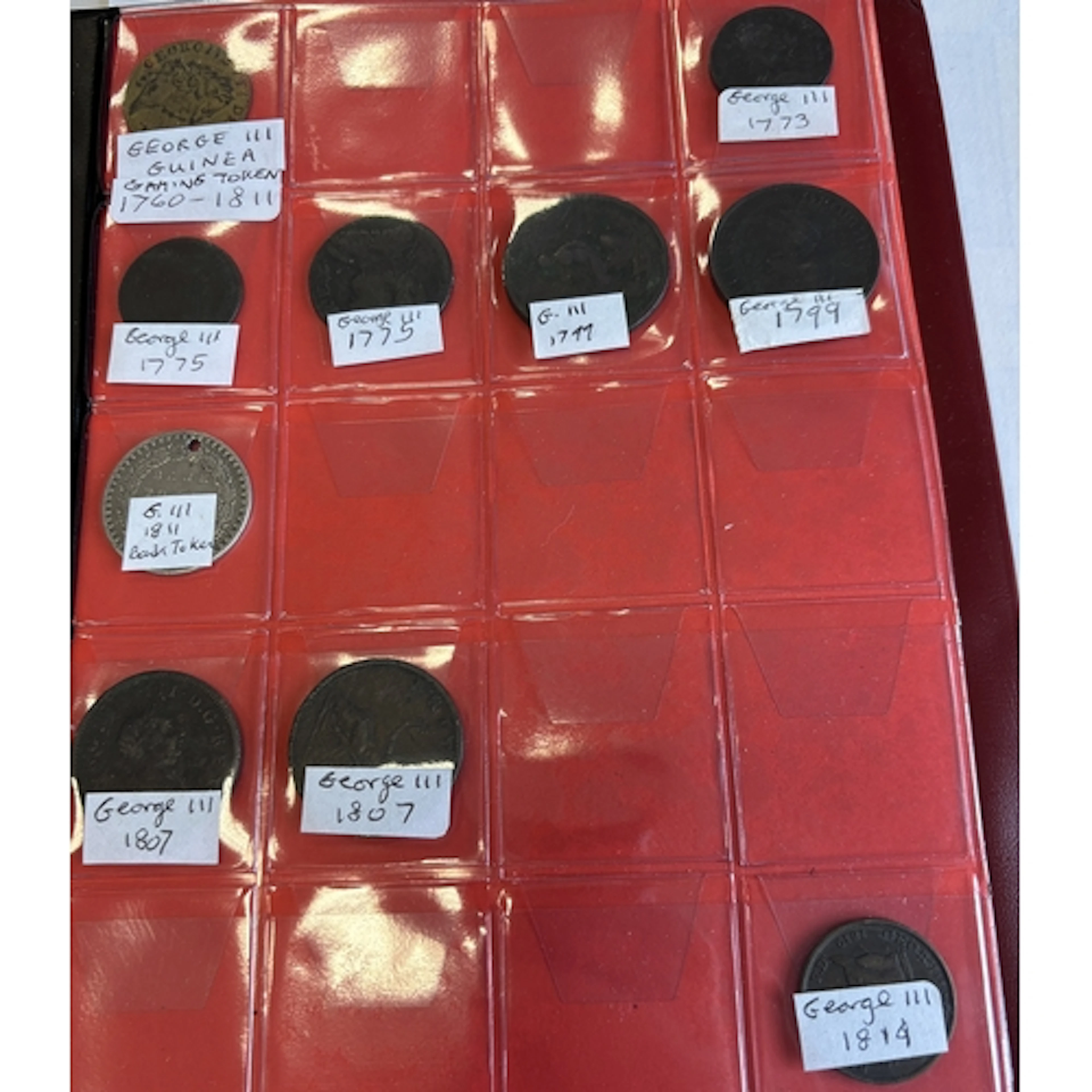 Collection of KGIII-QEII pre decimal in album and loose, gen...