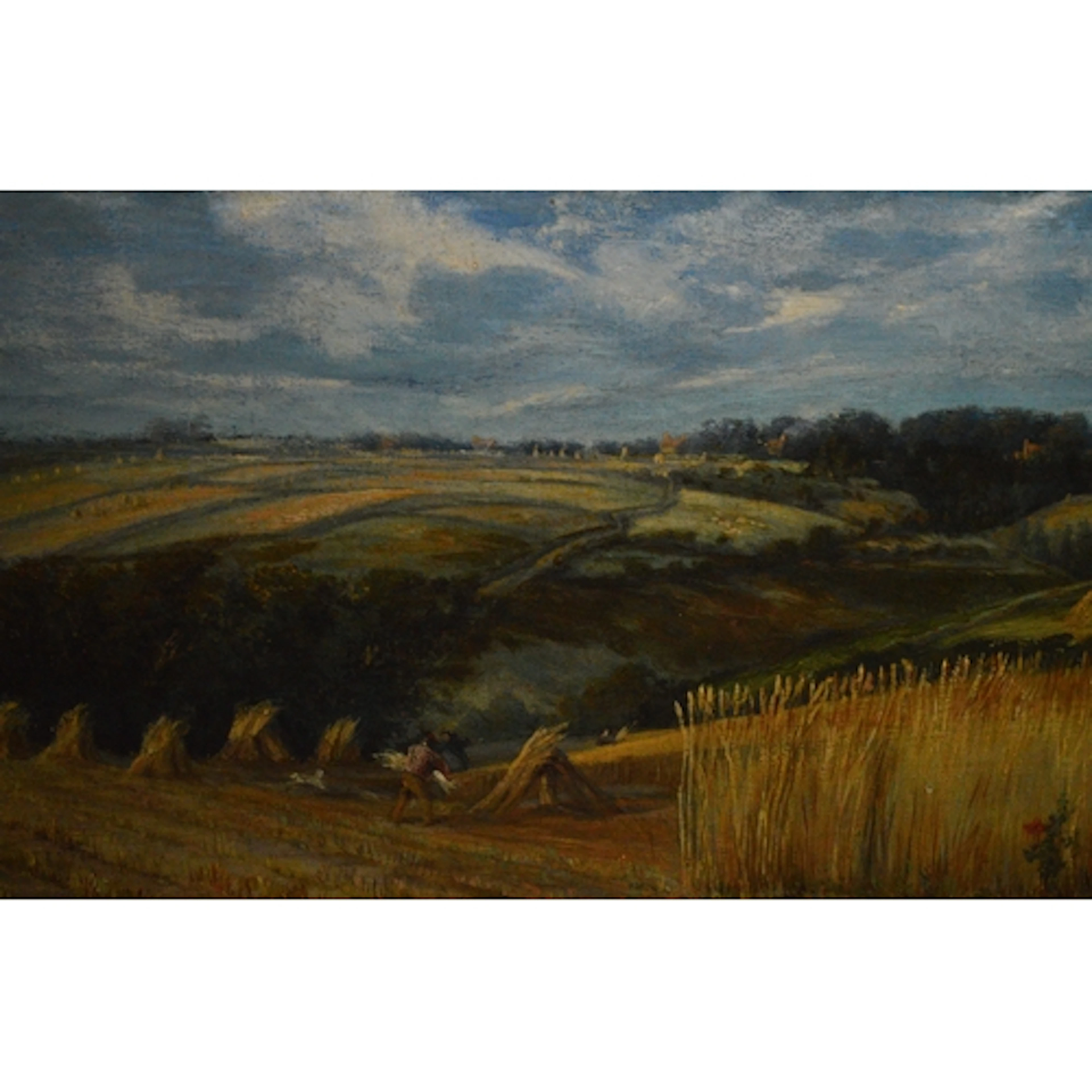 Late 19th / early 20th Century oil on canvas, panoramic land...