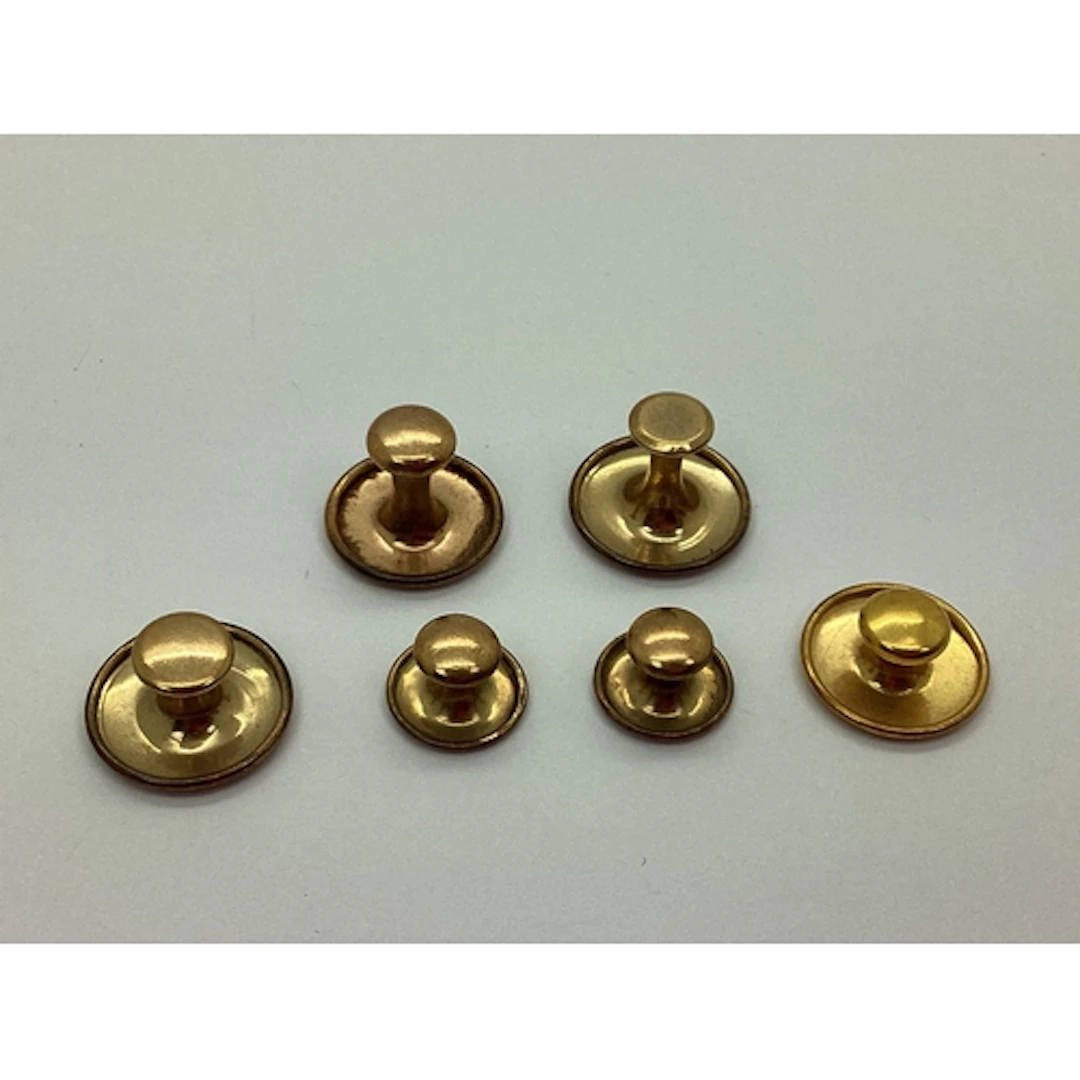Six Assorted 9ct Gold Dress Studs. Total weight 4.8grams.