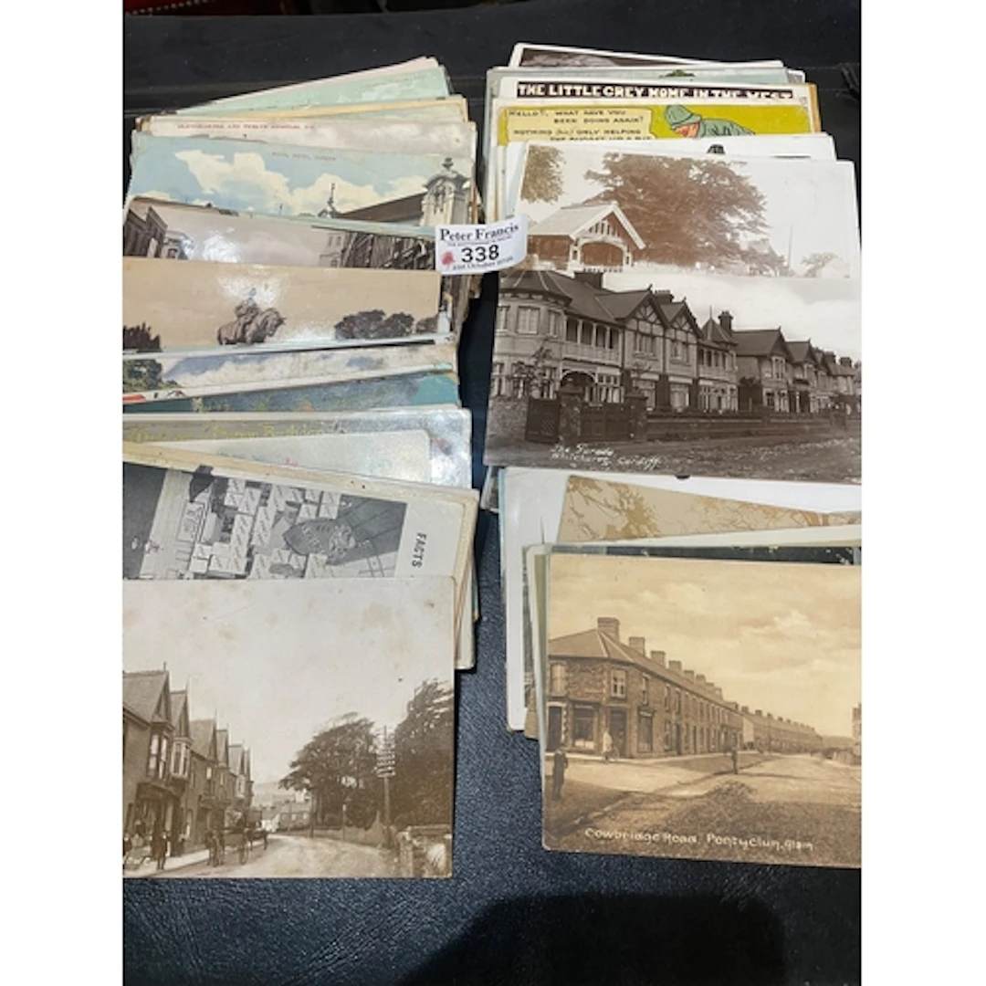 Postcards collection of mostly topographical cards with some...